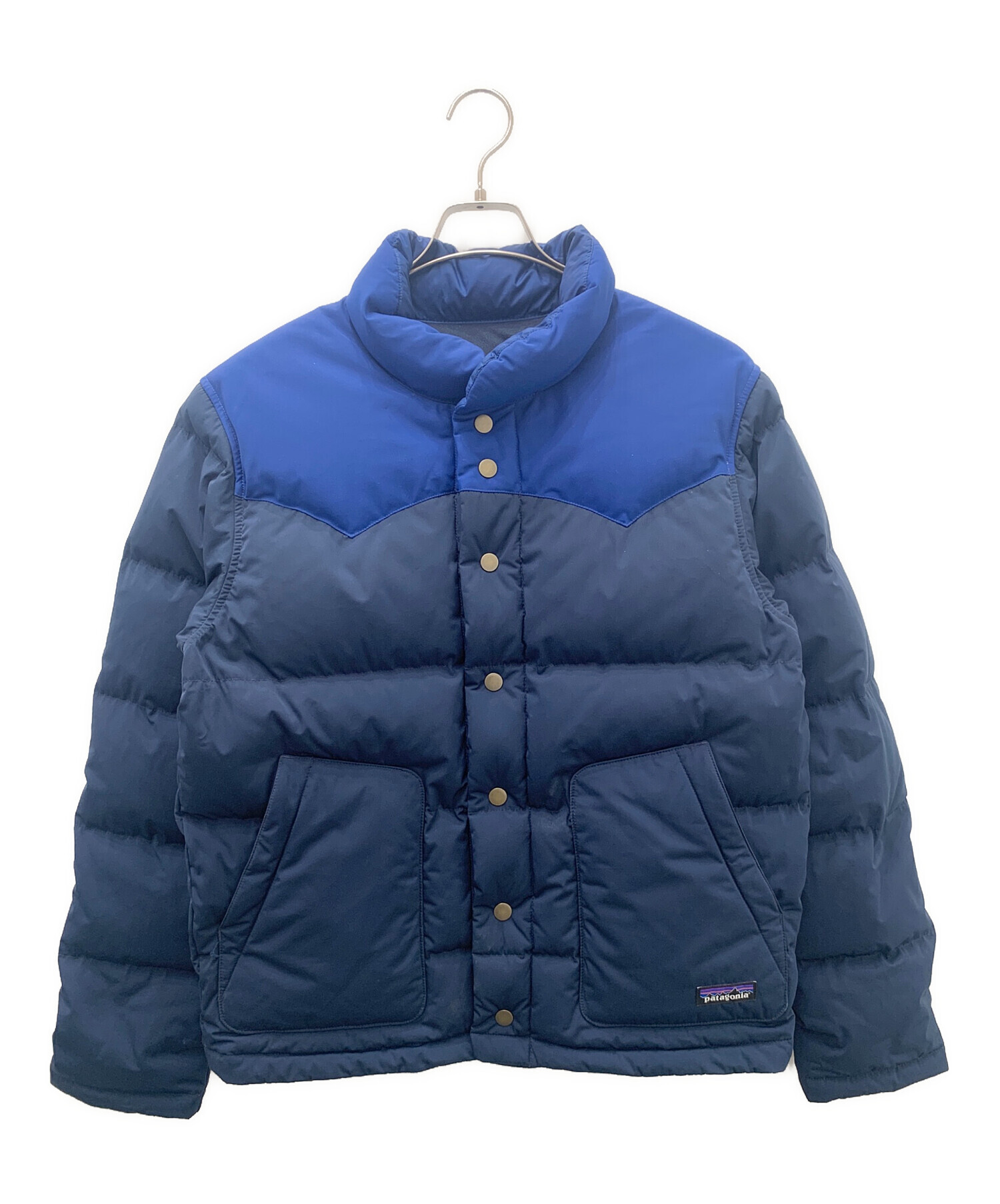 中古・古着通販】Patagonia (パタゴニア) ビビーダウンジャケット ネイビー×ブルー サイズ:Ｓ｜ブランド・古着通販  トレファク公式【TREFAC FASHION】スマホサイト