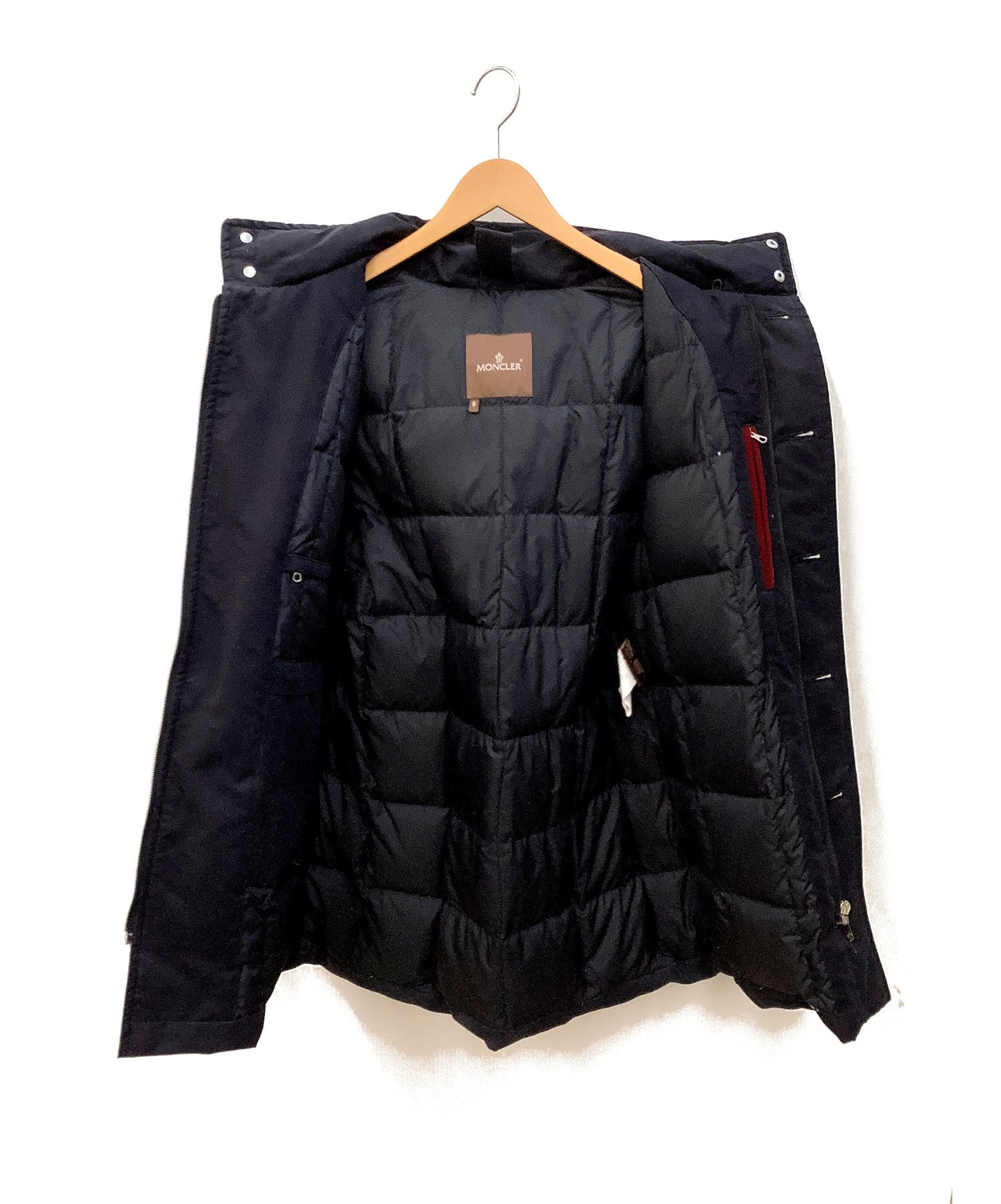 中古・古着通販】MONCLER (モンクレール) ダウンコート ネイビー