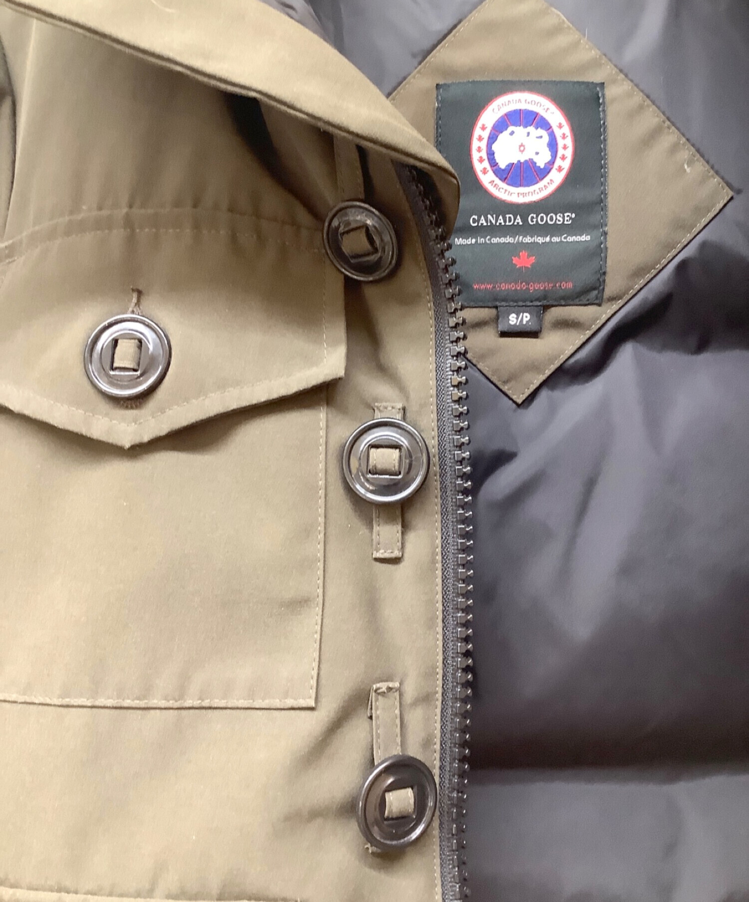 CANADA GOOSE (カナダグース) ハミルトンダウンジャケット オリーブ サイズ:S