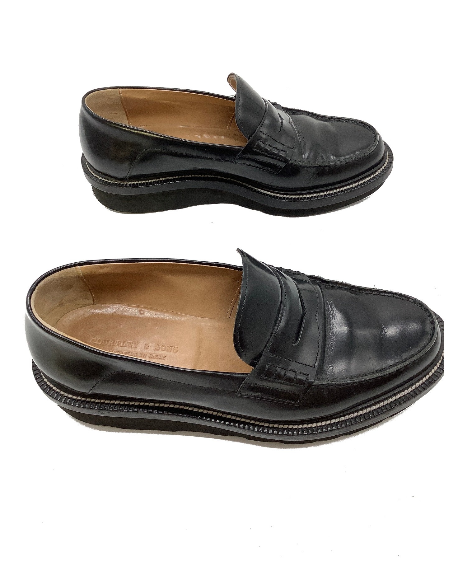ブラックCOURTLEY \u0026 SONS コートリーアンドサンズ　革靴