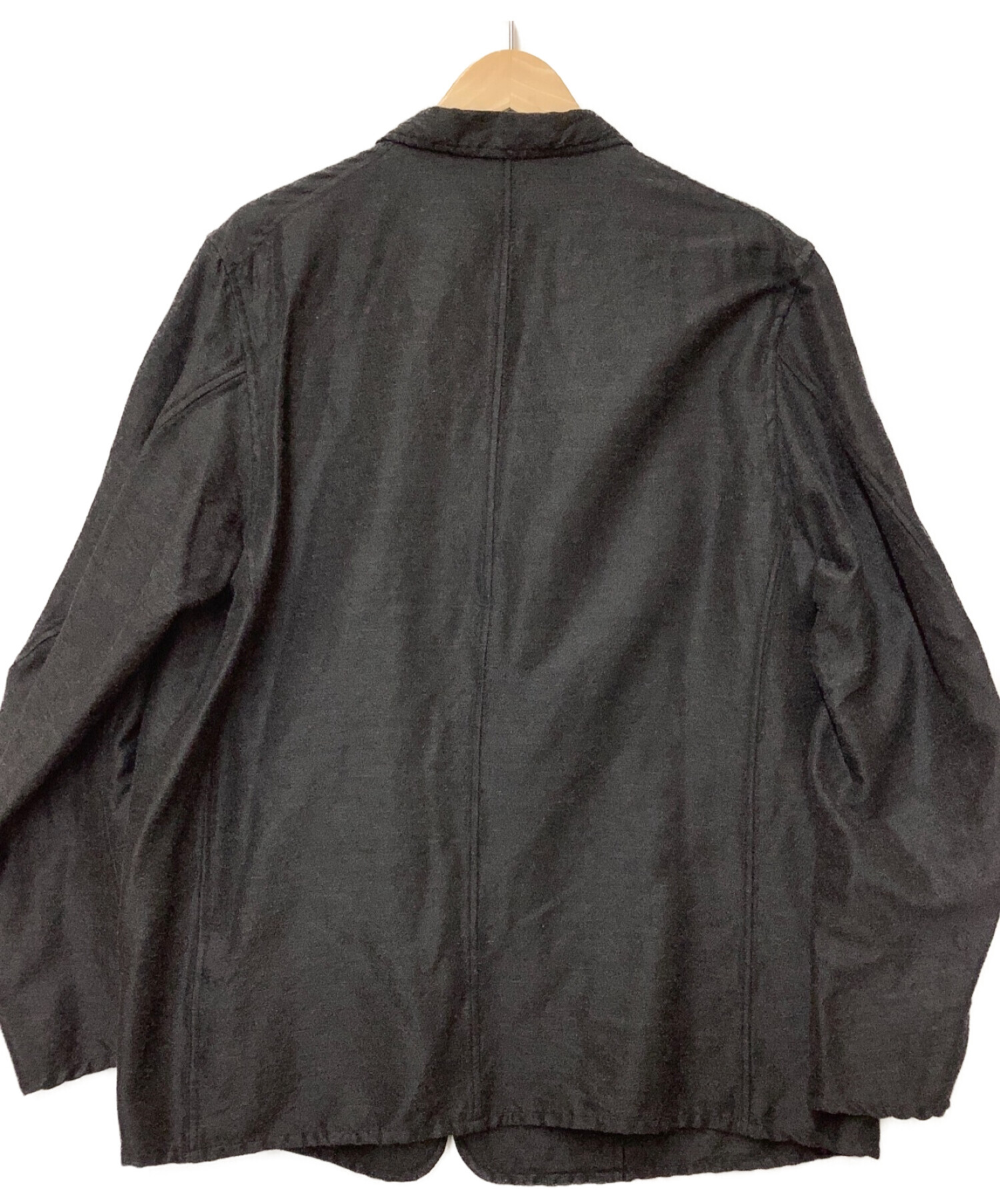 COMOLI (コモリ) ウールシルクジャケット チャコールグレー サイズ:SIZE 2 未使用品