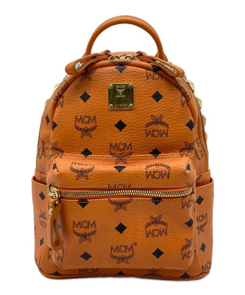 中古・古着通販】MCM (エムシーエム) スタッズリュック オレンジ