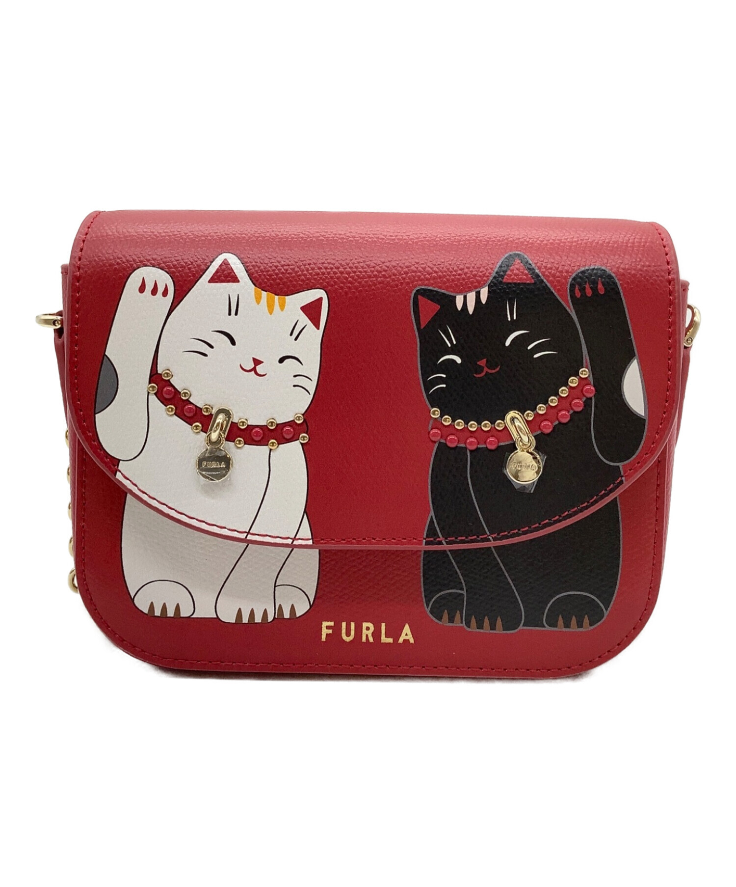 FURLA (フルラ) ミニクロスボディバッグ レッド