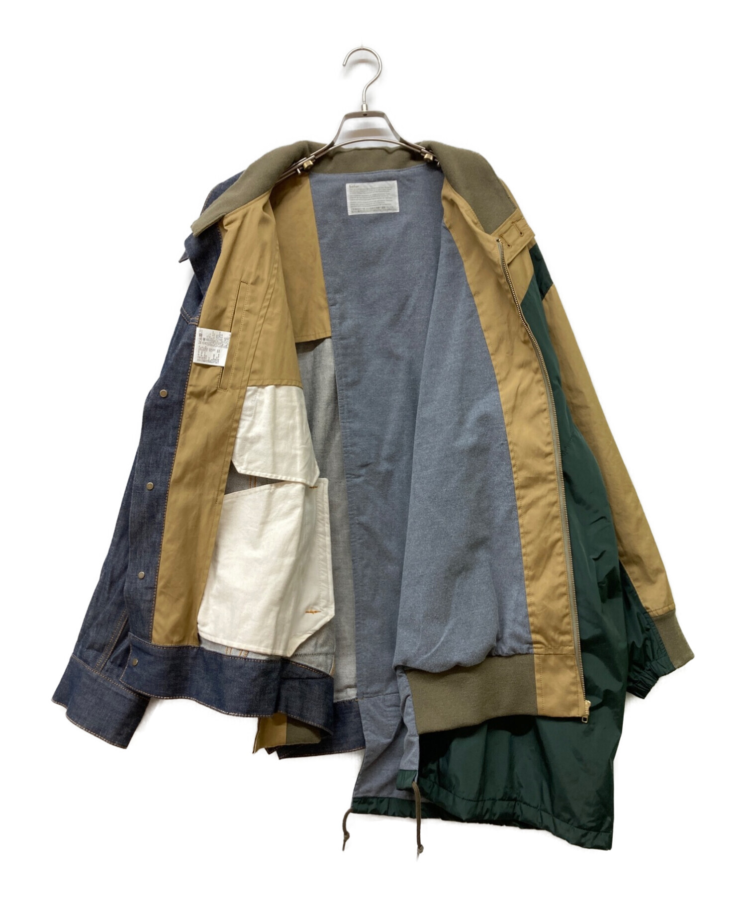 中古・古着通販】KOLOR (カラー) Three Pieces Docking Blouson マルチ