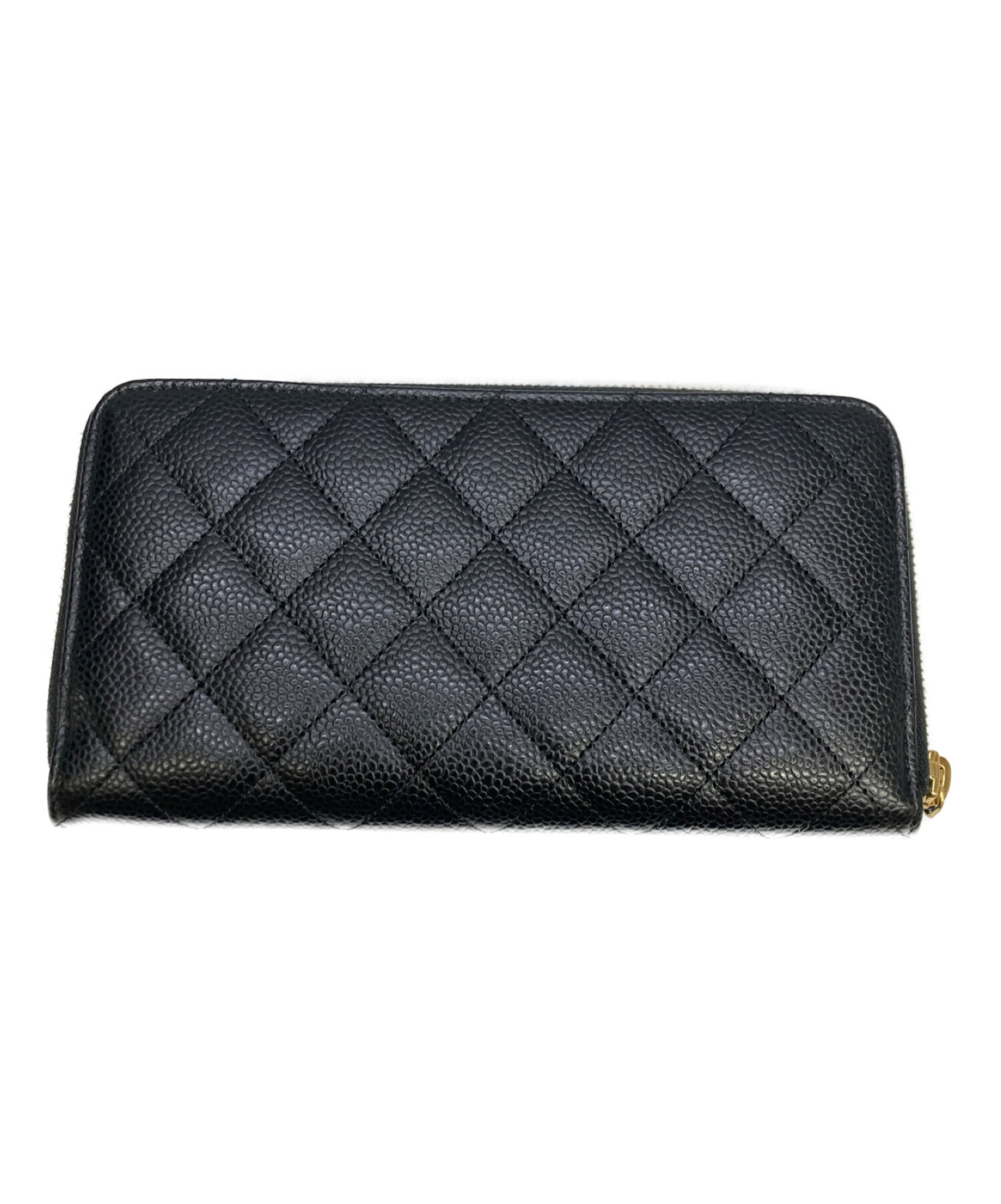 中古・古着通販】CHANEL (シャネル) ラウンドファスナー長財布