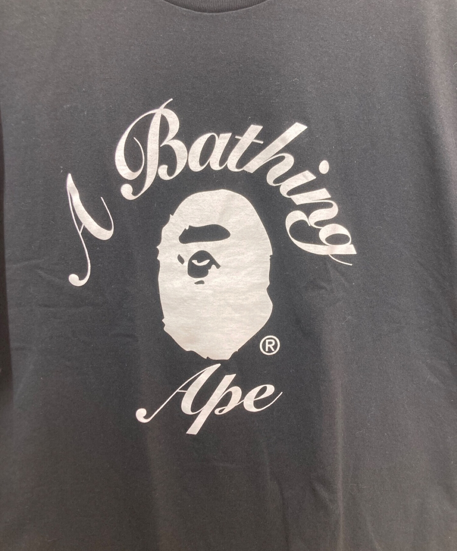 BAPE BY A BATHING APE (ベイプバイアベイシングエイプ) 半袖カットソー ブラック サイズ:XL