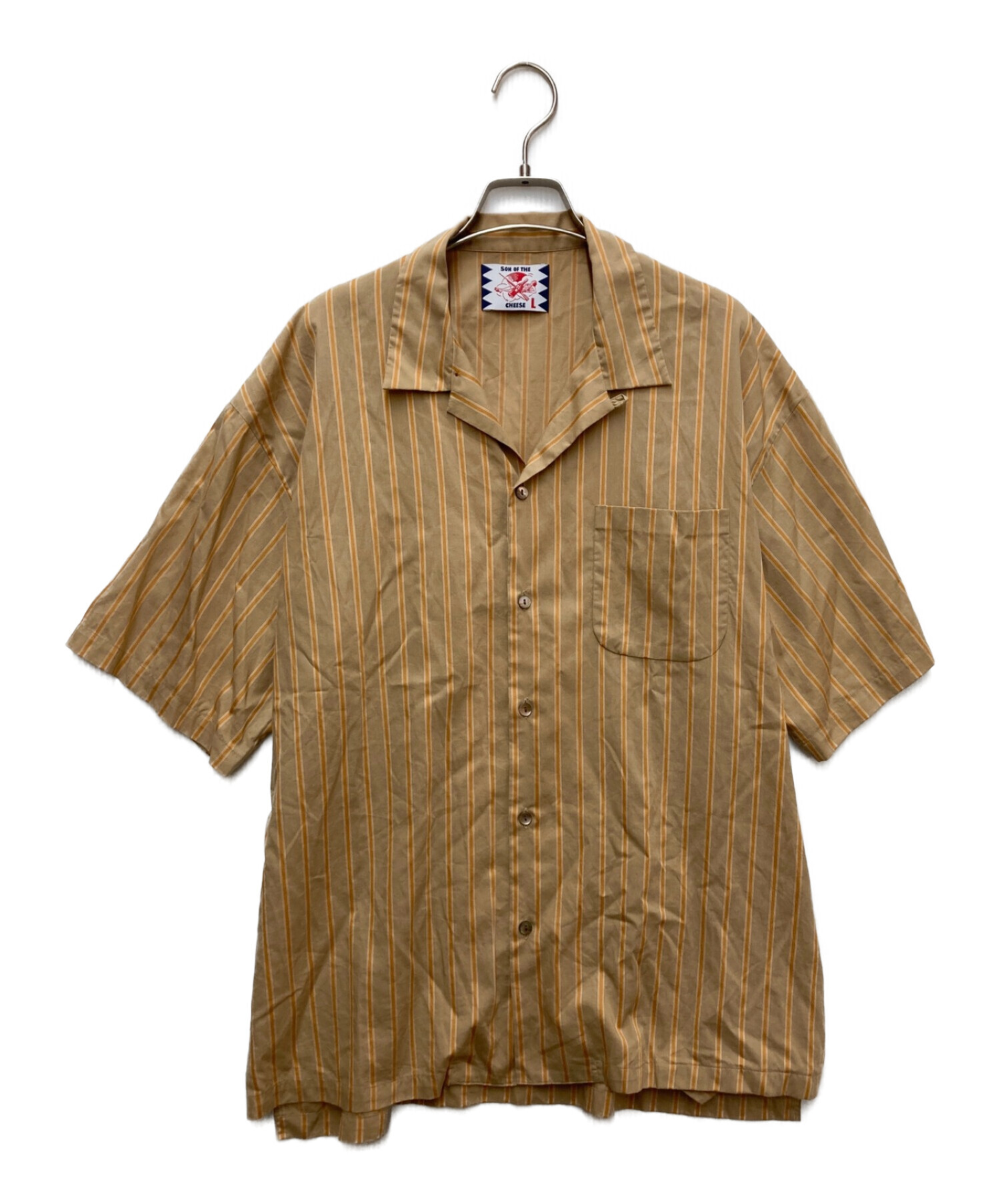 L 未使用品 22AW サノバチーズ Stitch Shirt ステッチシャツ