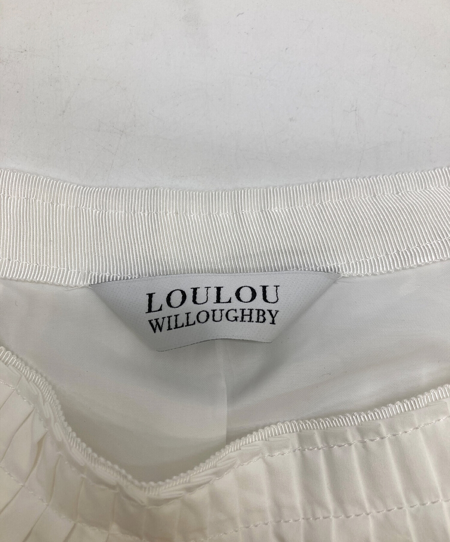 Loulou Willoughby (ルルウィルビー) スカート ホワイト サイズ:1