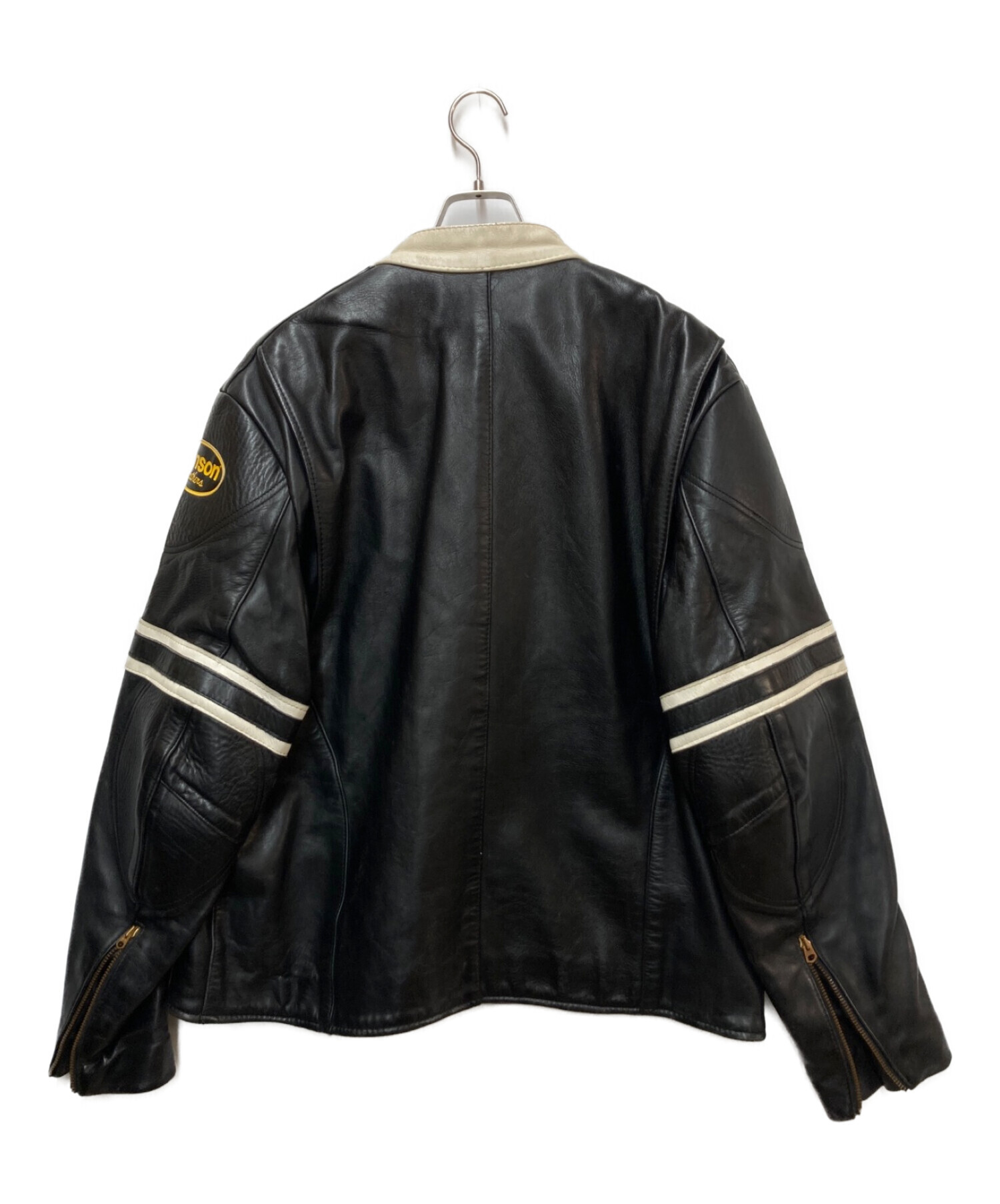 中古・古着通販】VANSON (バンソン) ライダースジャケット ブラック