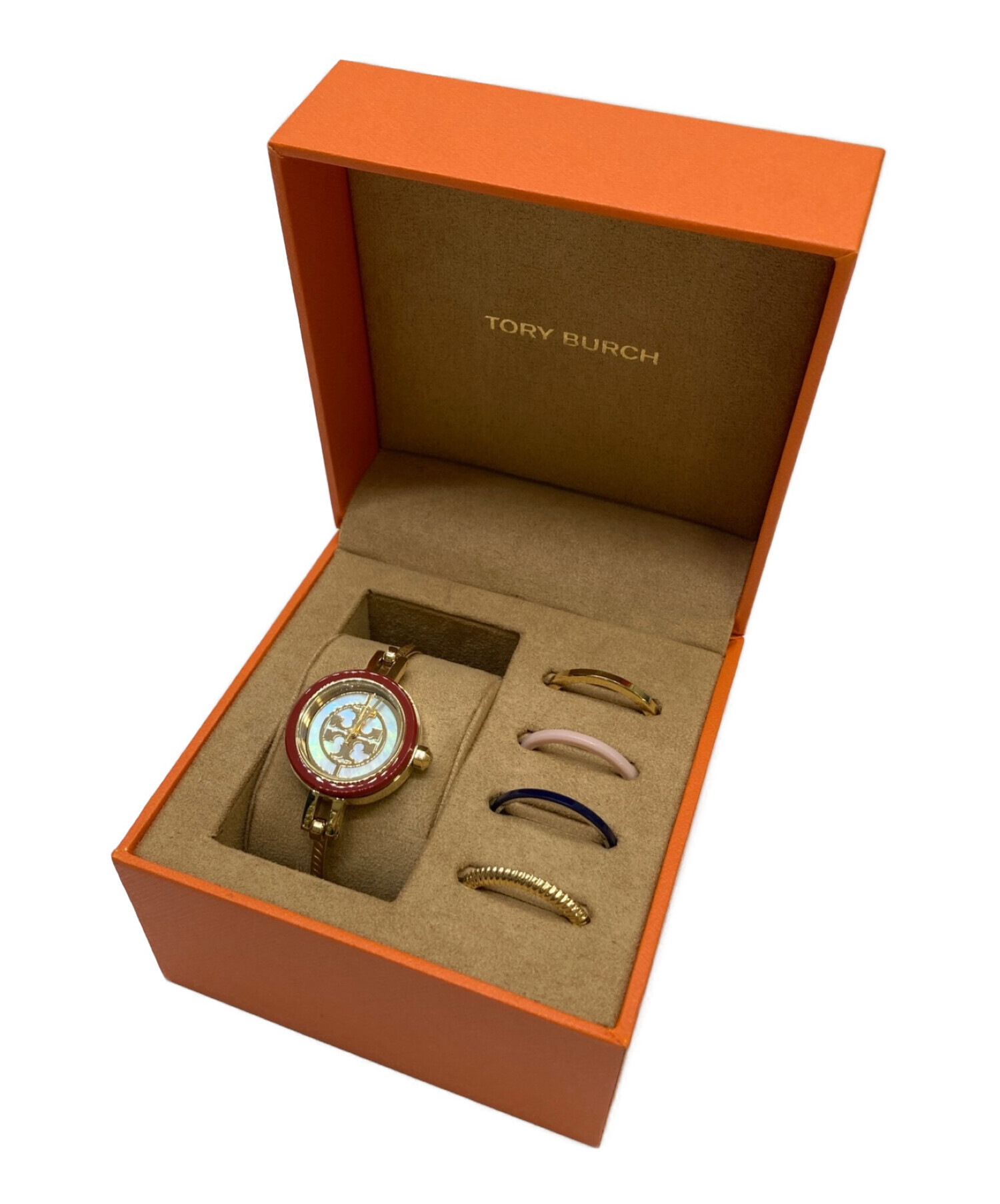 高品質在庫トリーバーチ　腕時計　TBW1033 ゴールド　クロノグラフ 時計
