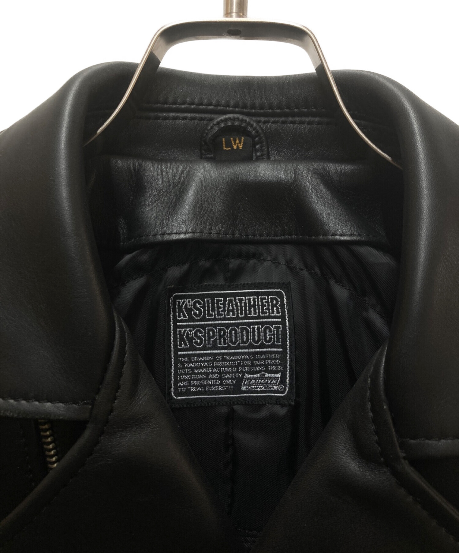 KADOYA (カドヤ) ライダースジャケット ブラック サイズ:LW
