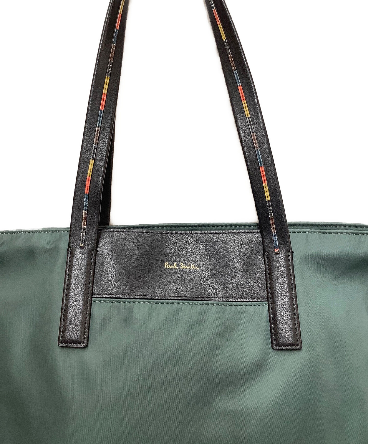 中古・古着通販】PAUL SMITH (ポールスミス) トートバッグ グリーン