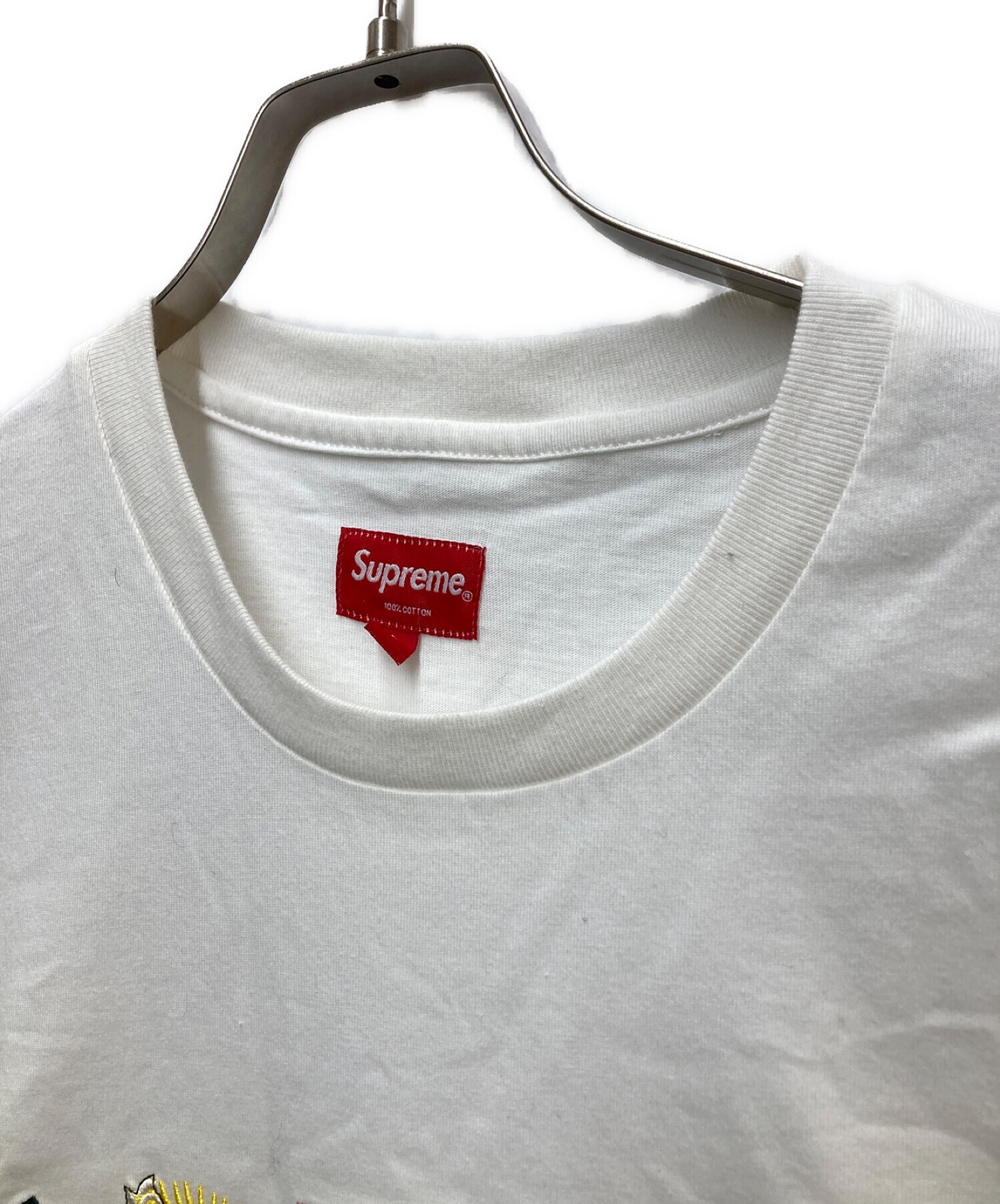 中古・古着通販】SUPREME (シュプリーム) 半袖カットソー ホワイト