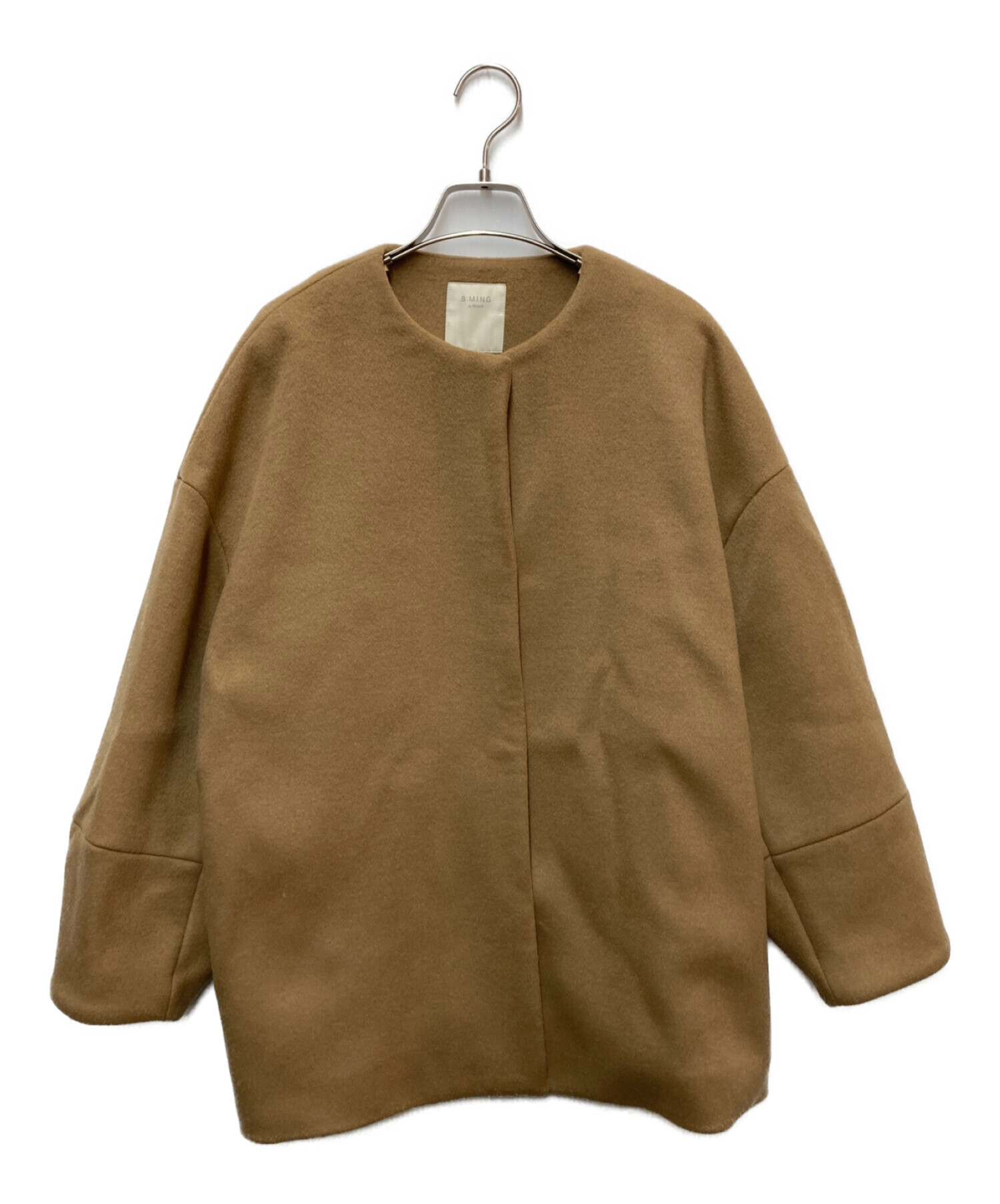 中古・古着通販】B:MING by BEAMS (ビーミングバイビームス) ノーカラーコート カーキ サイズ:SIZEFree 未使用品｜ブランド・古着通販  トレファク公式【TREFAC FASHION】スマホサイト