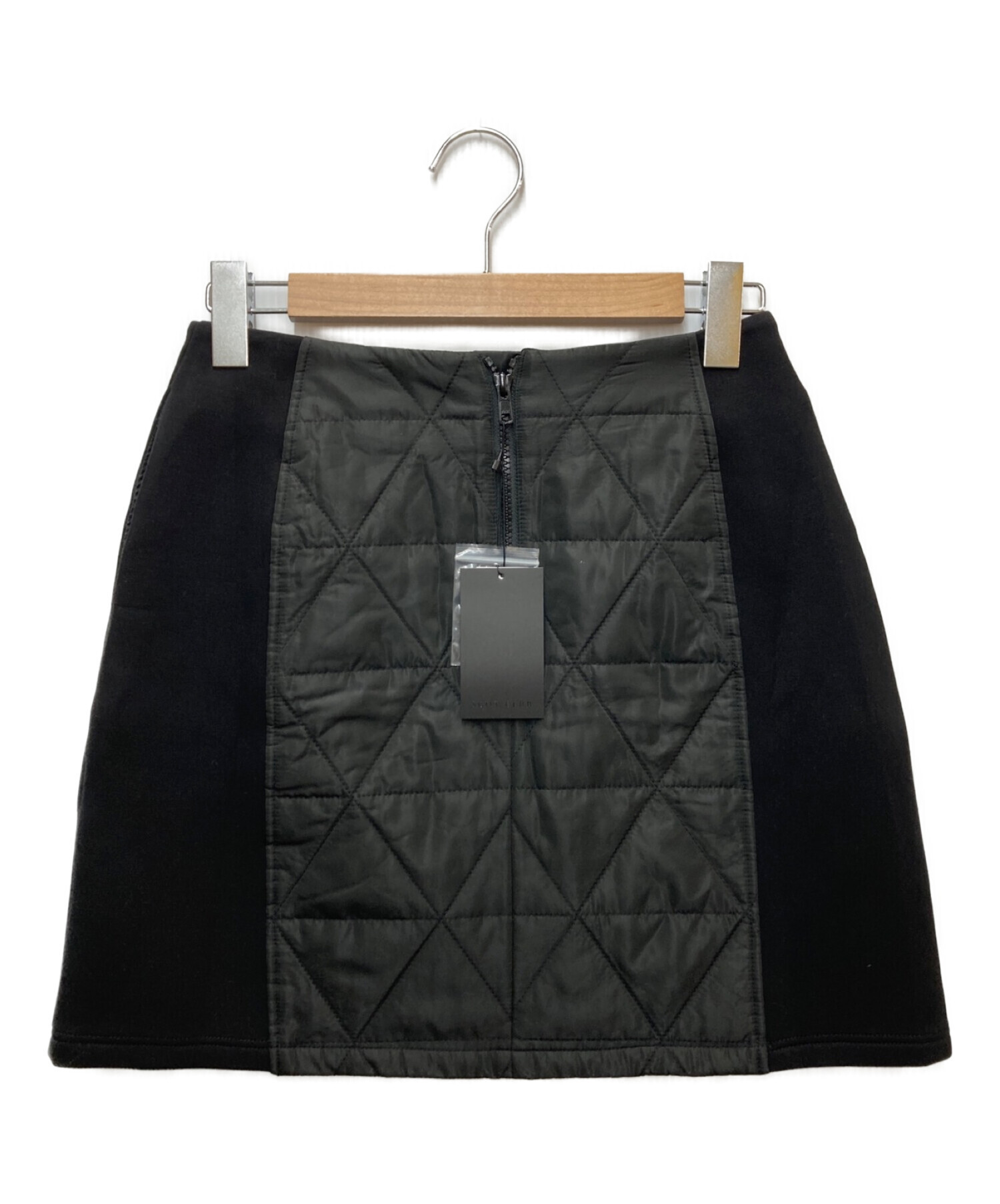 SCOT CLUB (スコットクラブ) キルティングドッキングスカート ブラック サイズ:FREE 未使用品