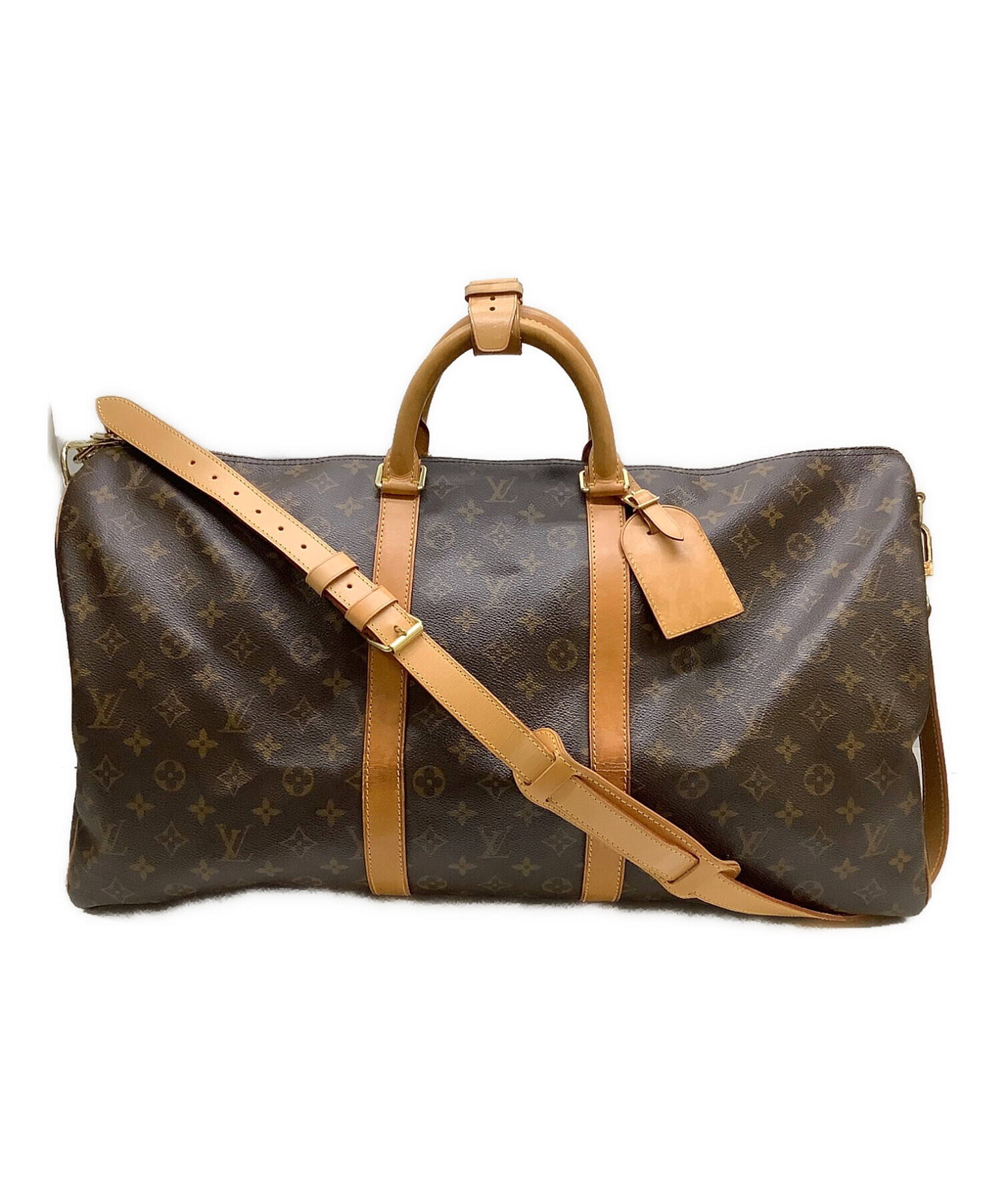 中古・古着通販】LOUIS VUITTON (ルイ ヴィトン) キーポル・バンドリエール55 ブラウン｜ブランド・古着通販  トレファク公式【TREFAC FASHION】スマホサイト