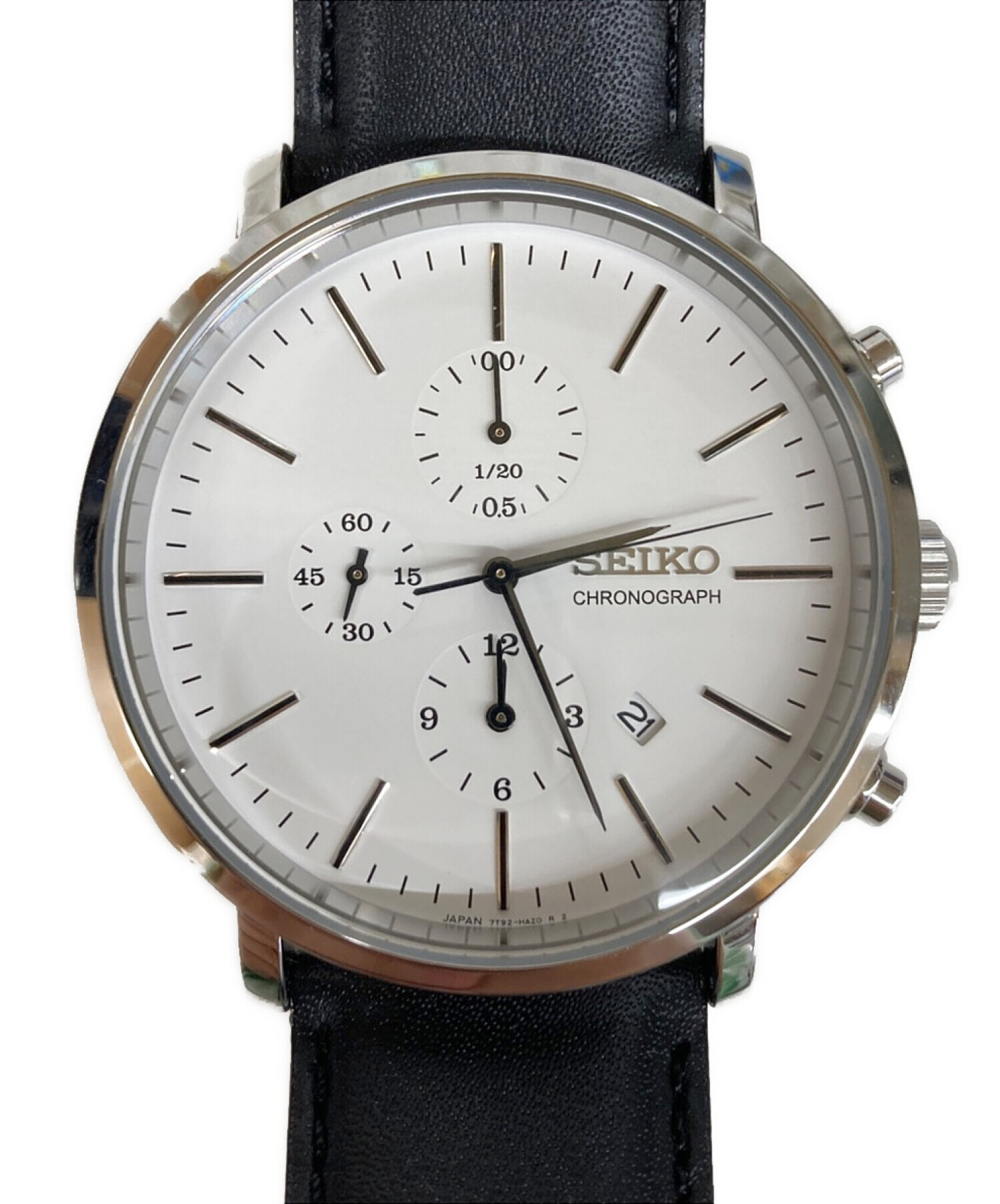 中古・古着通販】SEIKO (セイコー) クロノグラフ ホワイト｜ブランド・古着通販 トレファク公式【TREFAC FASHION】スマホサイト