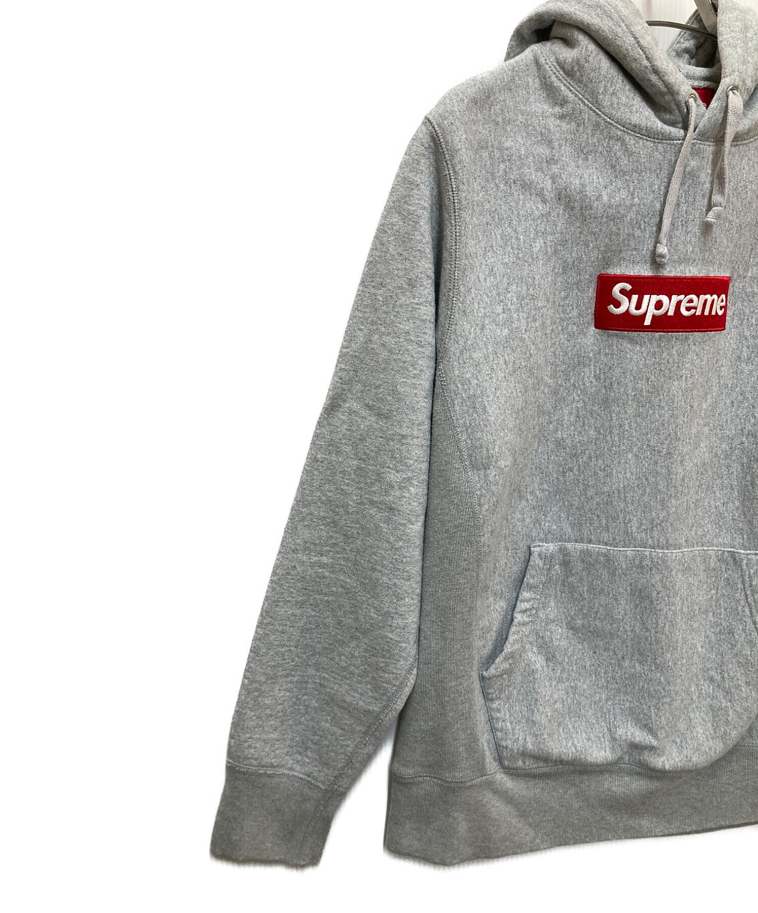 SUPREME (シュプリーム) ボックスロゴパーカー グレー サイズ:S