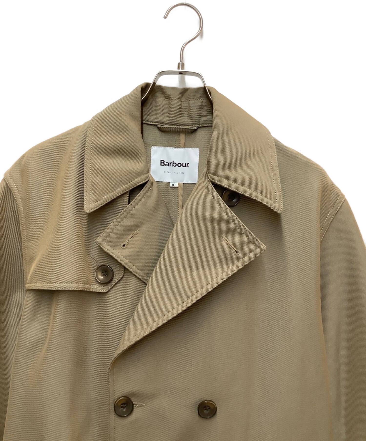 中古・古着通販】Barbour (バブアー) トレンチコート ベージュ サイズ:10｜ブランド・古着通販 トレファク公式【TREFAC  FASHION】スマホサイト