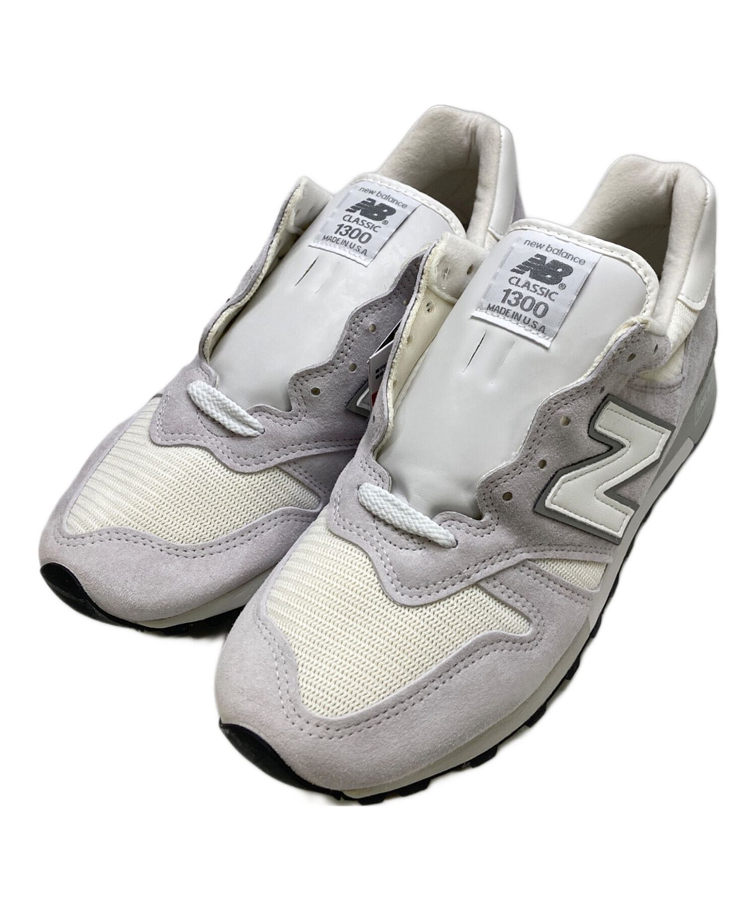 NEW BALANCE (ニューバランス) スニーカー M1300CLW ホワイト×グレー サイズ:US9.0 未使用品