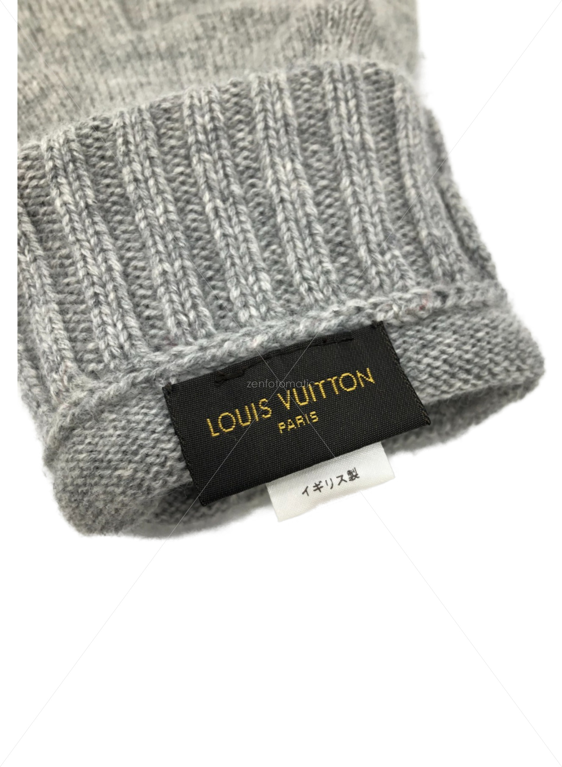 中古・古着通販】LOUIS VUITTON (ルイ ヴィトン) 手袋 グレー カシミヤ