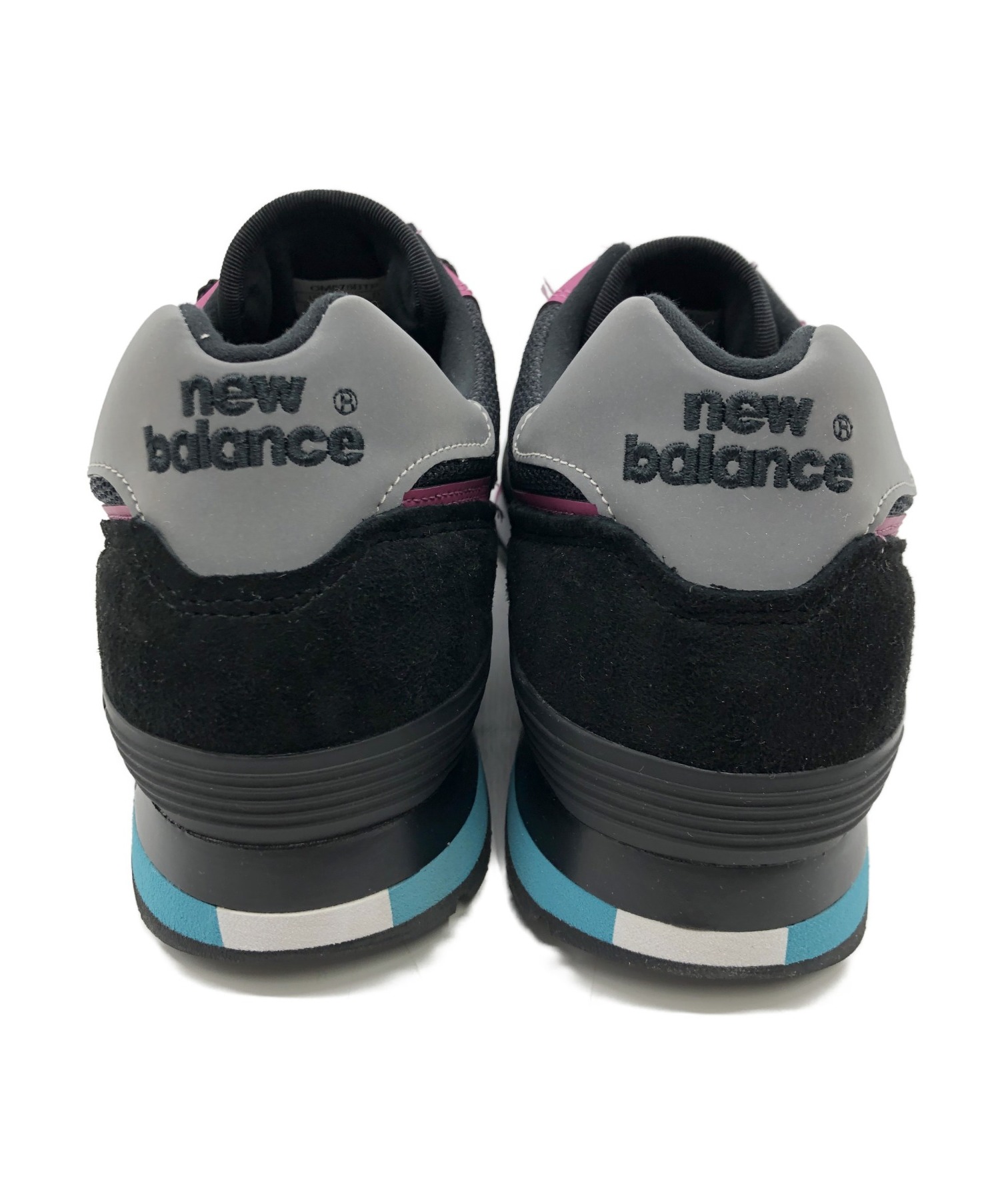 NEW BALANCE (ニューバランス) スニーカー ブラック×ピンク サイズ:10 M576 OM576BTP