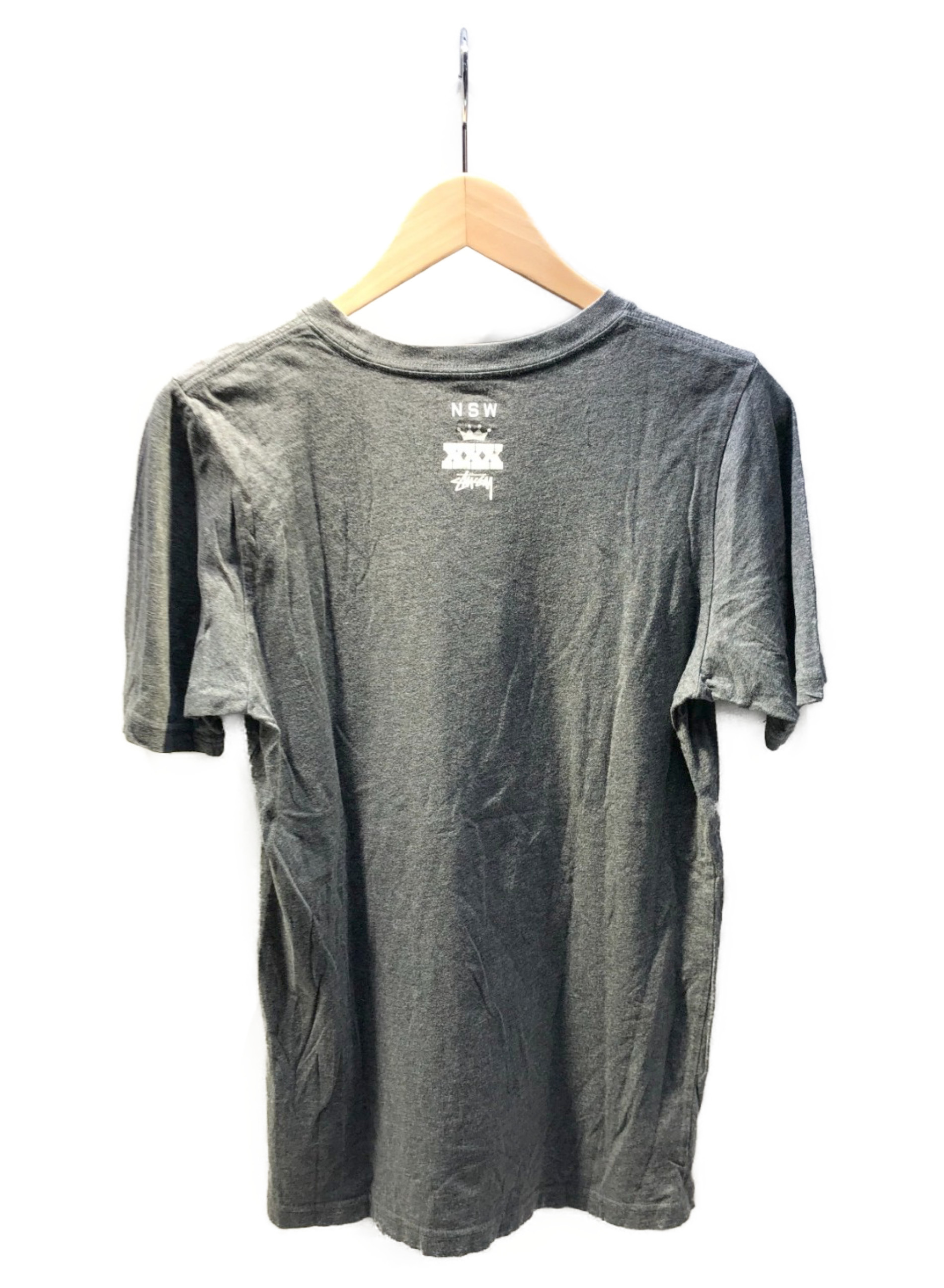 NIKE×STUSSY (ナイキ×ステューシー) Tシャツ グレー サイズ:S