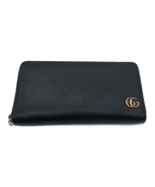 中古・古着通販】GUCCI (グッチ) 長財布 ブラック サイズ:表記なし