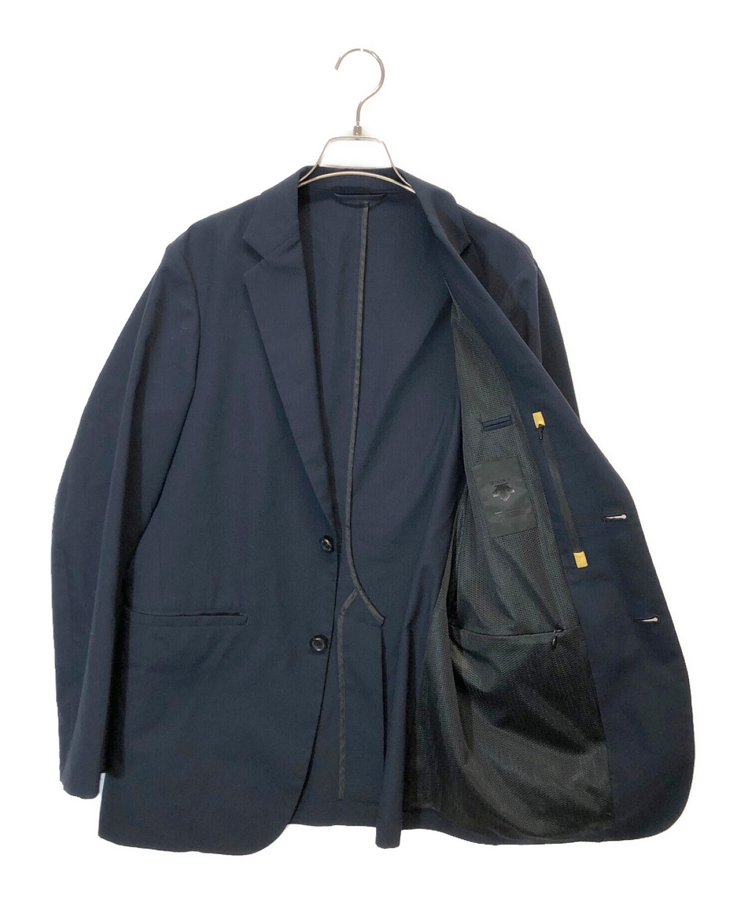 中古・古着通販】DESCENTE (デサント) セットアップスーツ ネイビー