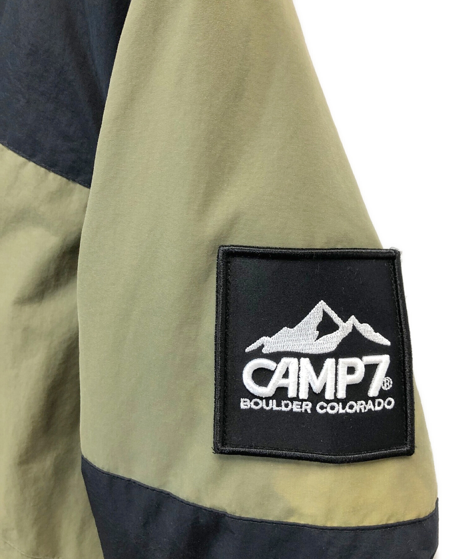 中古・古着通販】CAMP 7 (キャンプ７) ダウンジャケット オリーブ