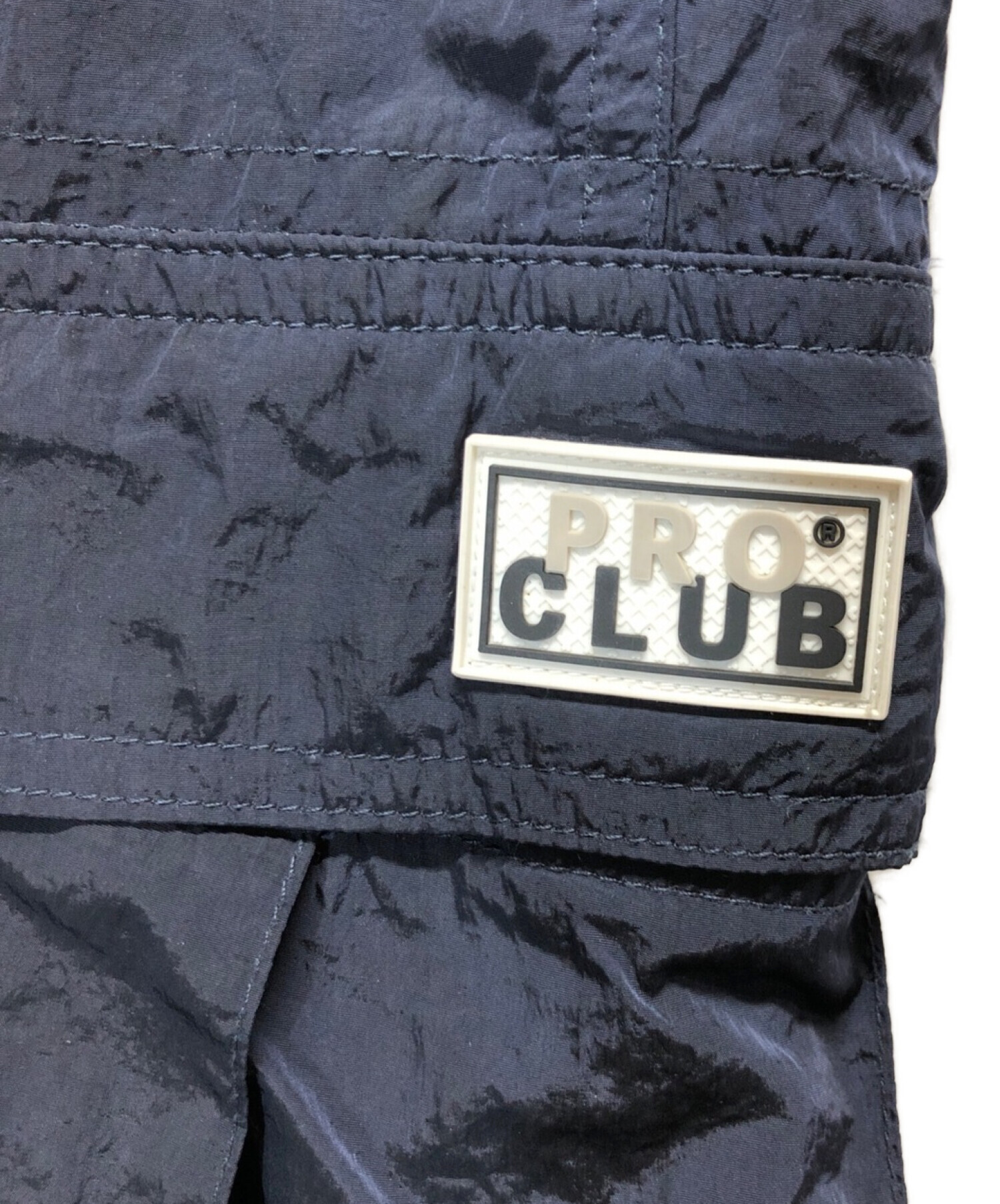 中古・古着通販】PROCLUB (プロクラブ) ナイロンカーゴパンツ ネイビー