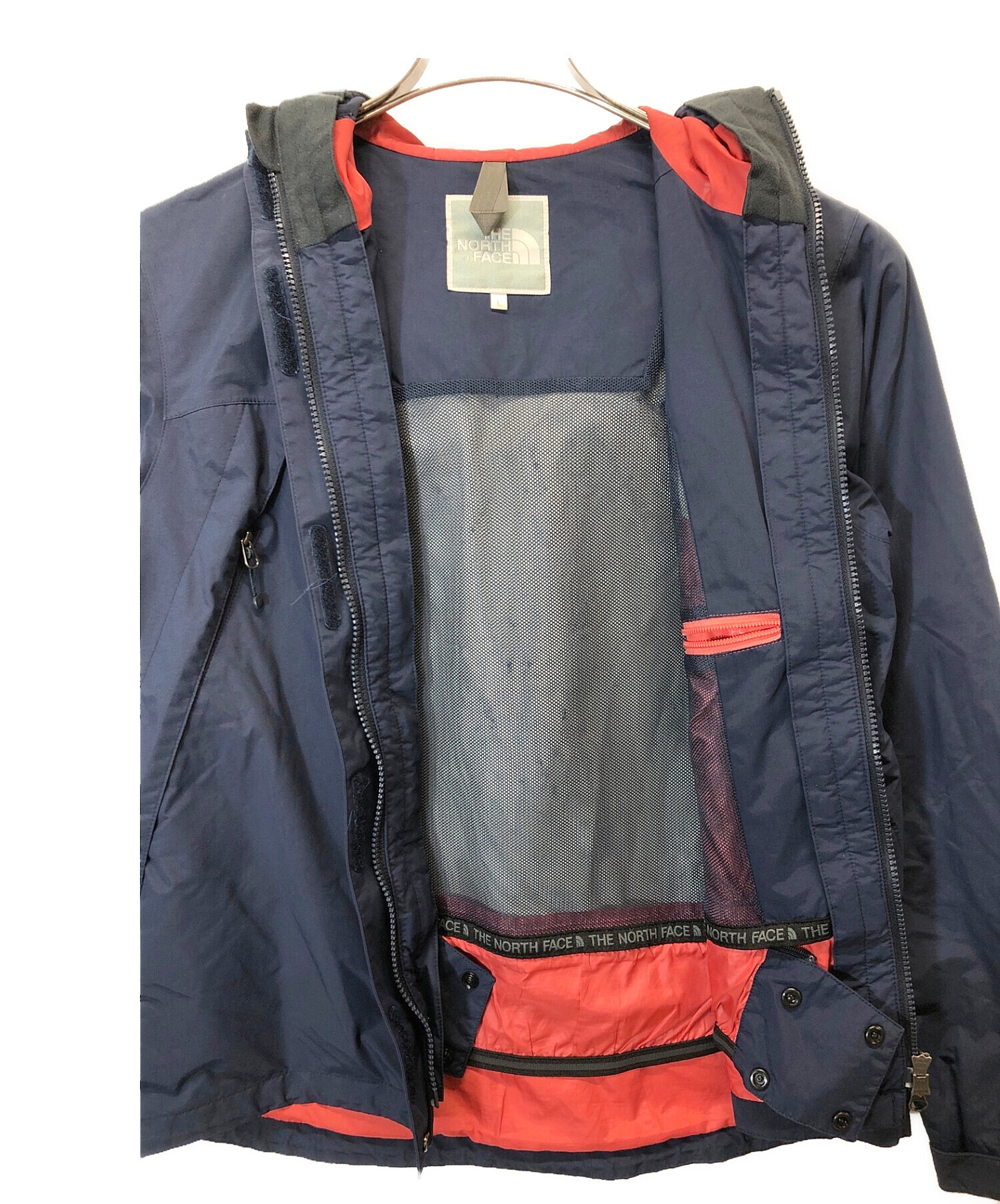 中古・古着通販】THE NORTH FACE (ザ ノース フェイス) スクープジャケット ピンク×ネイビー サイズ:L｜ブランド・古着通販  トレファク公式【TREFAC FASHION】スマホサイト