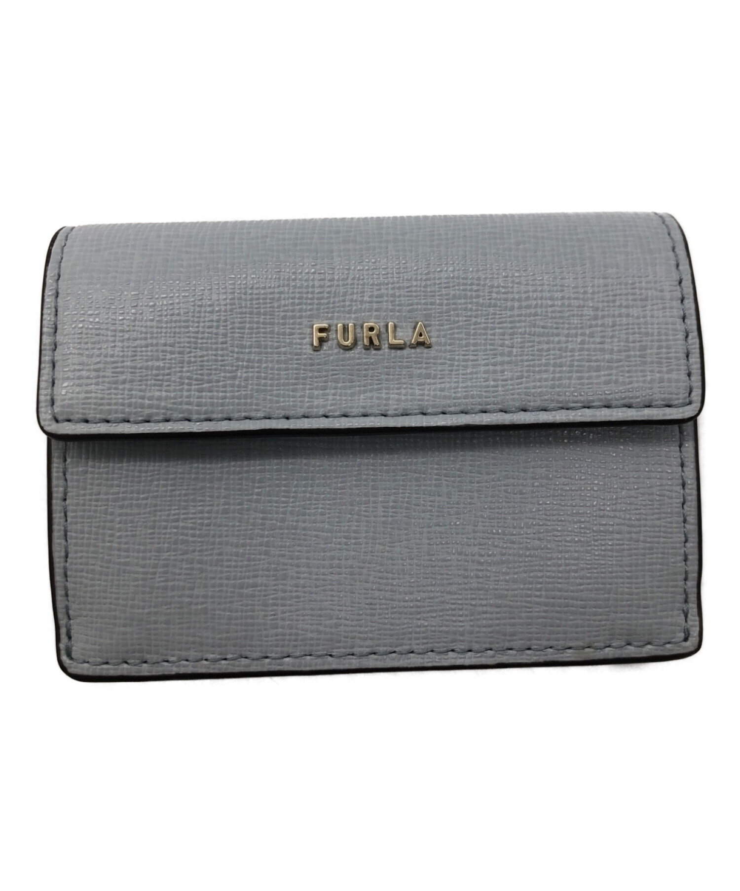 中古・古着通販】FURLA (フルラ) 3つ折り財布 スカイブルー｜ブランド