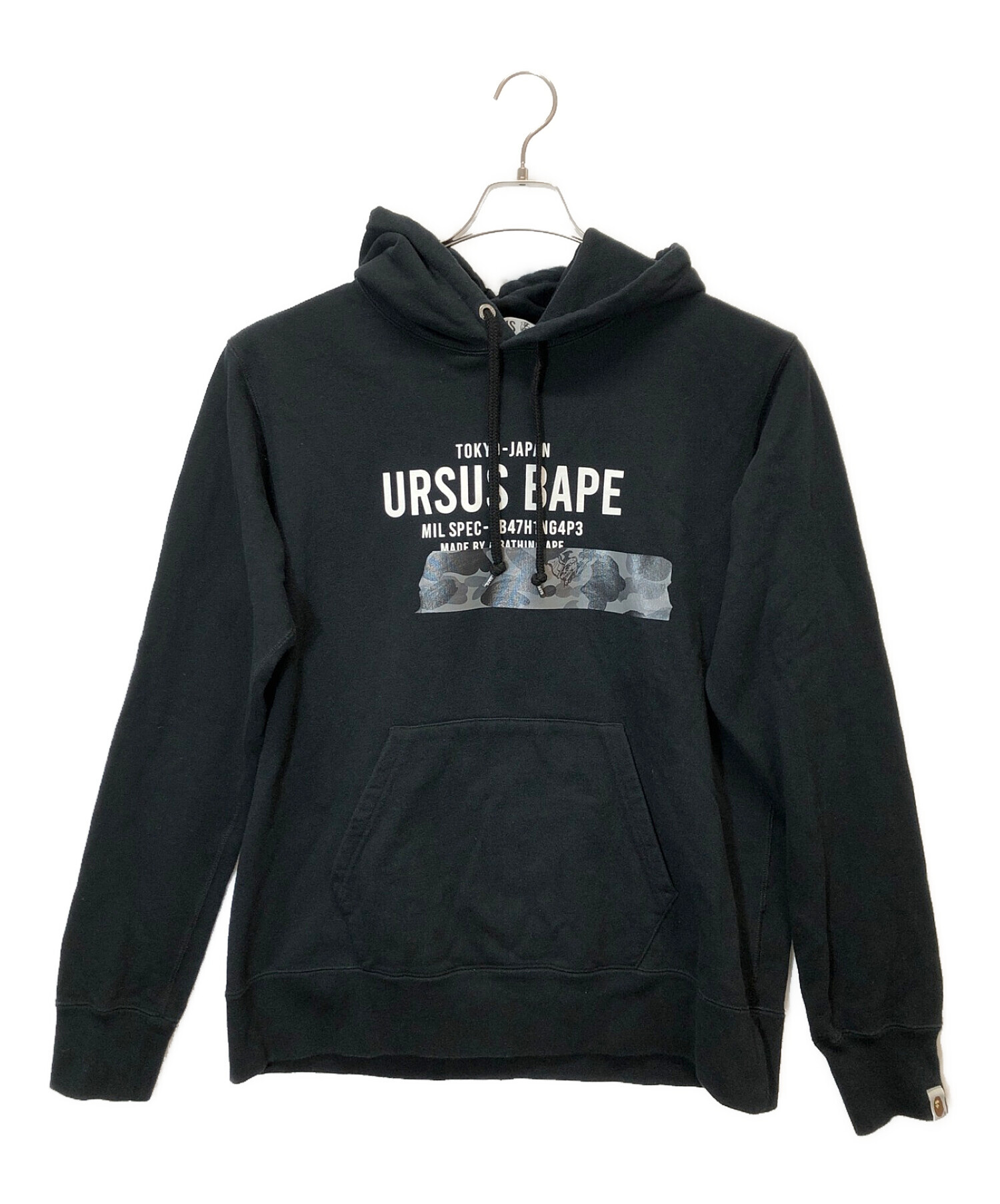 中古・古着通販】URSUS BAPE (アーサスベイプ) プルオーバーパーカー