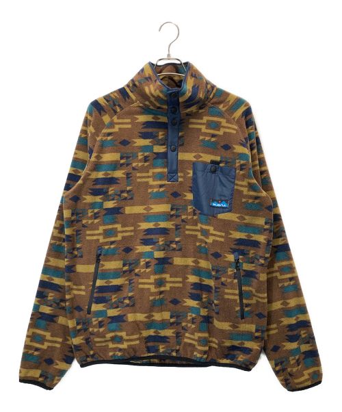 中古・古着通販】KAVU (カブー) ハーフジップフリース ブラウン サイズ