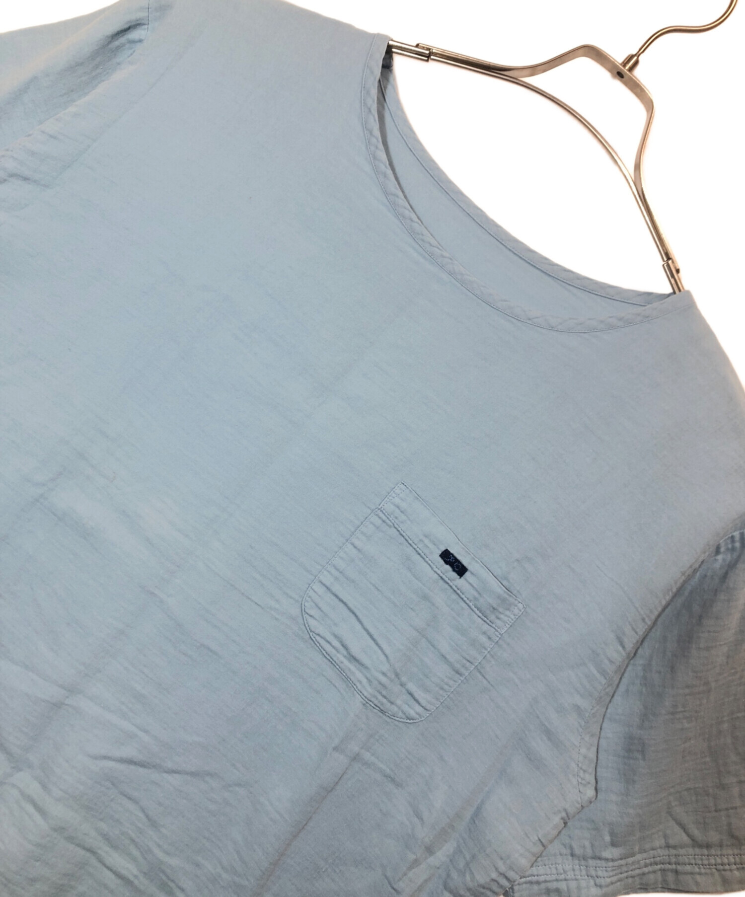Porter Classic (ポータークラシック) 半袖Tシャツ スカイブルー サイズ:2