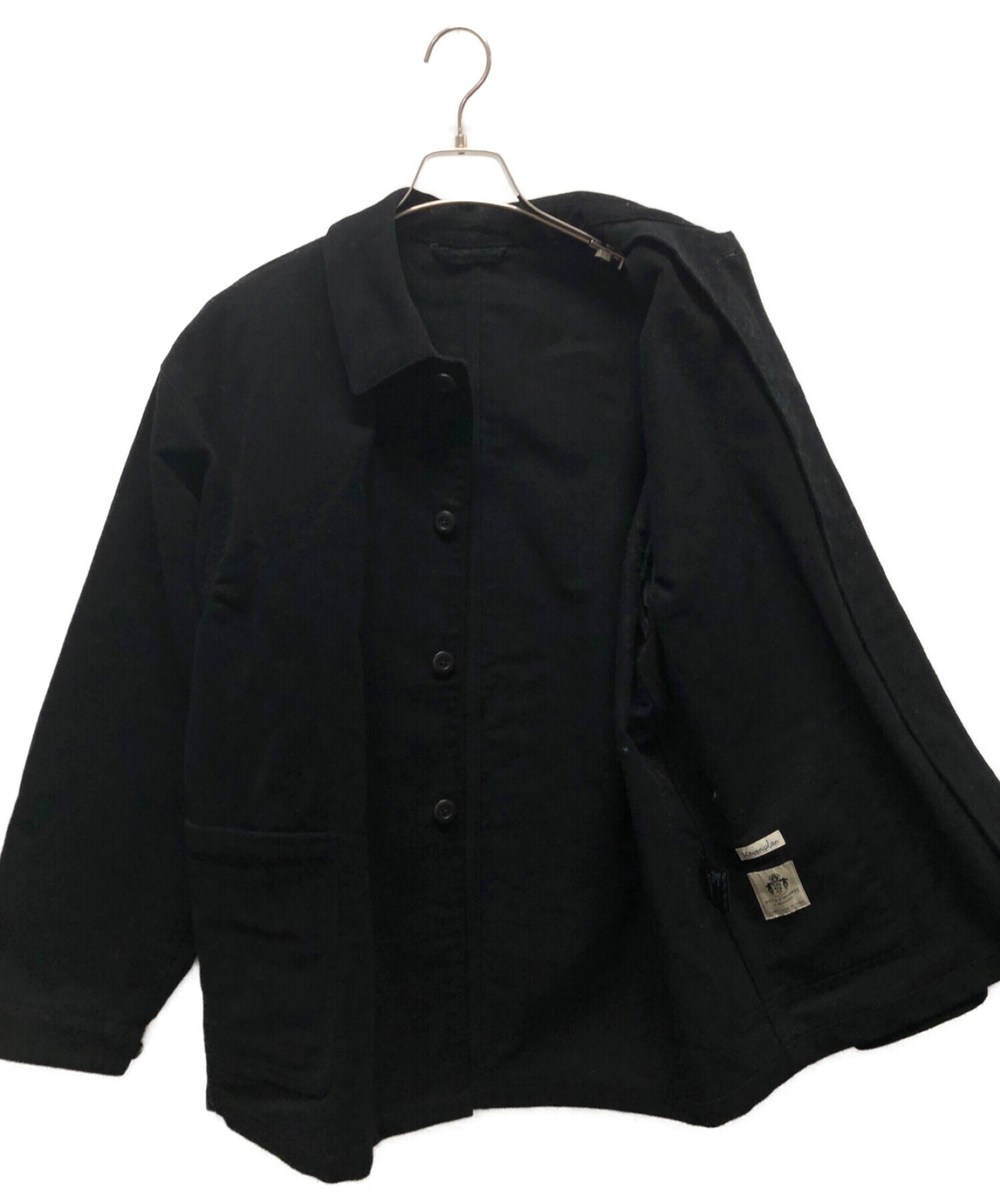 STEVEN ALAN (スティーブンアラン) BRSH MOLE WORK JACKET ブラック サイズ:Ｌ