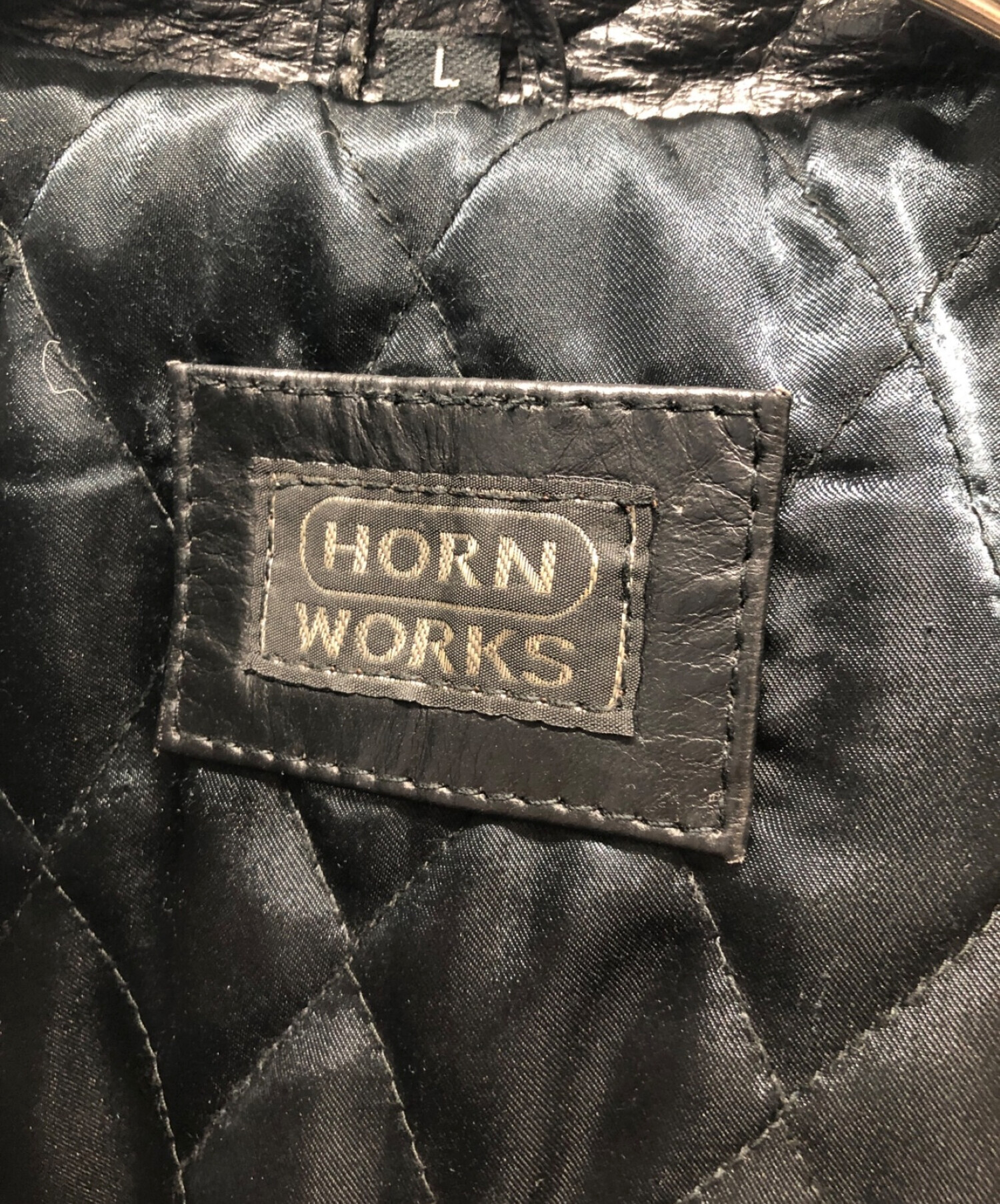 中古・古着通販】HORN WORKS (ホーンワークス) ライダースジャケット