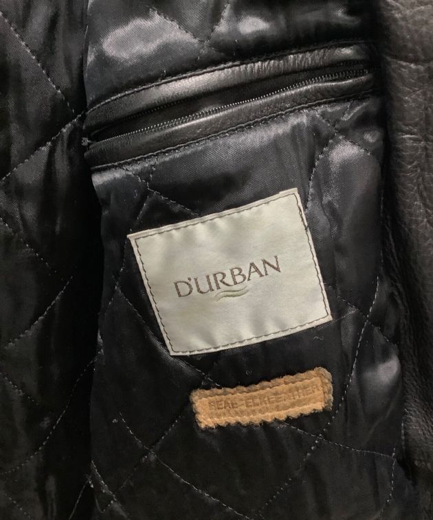 中古・古着通販】D'URBAN (ダーバン) レザージャケット ブラック サイズ:SIZE48｜ブランド・古着通販 トレファク公式【TREFAC  FASHION】スマホサイト