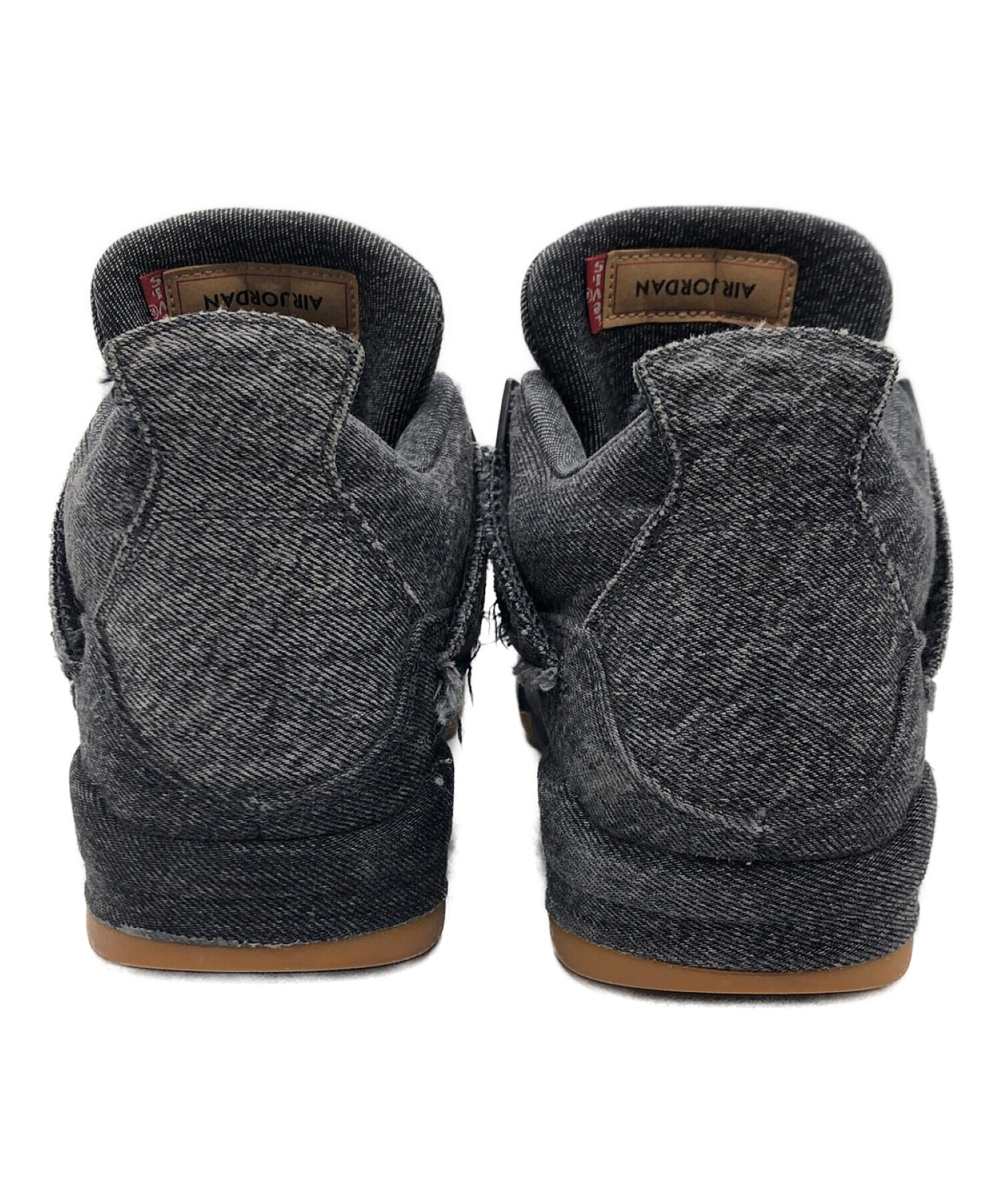 NIKE (ナイキ) LEVI'S (リーバイス) AIR JORDAN 4 RETRO LEVIS NRG グレー サイズ:27cm