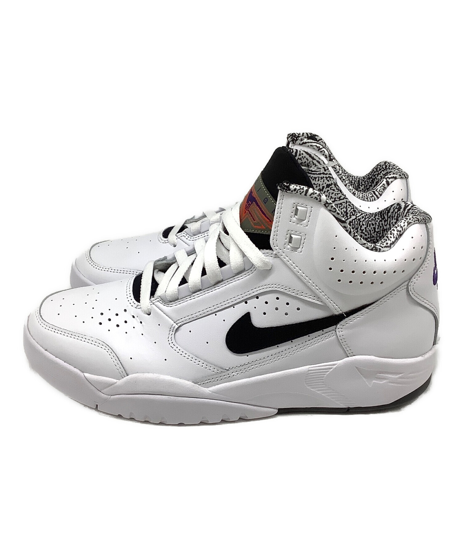 中古・古着通販】NIKE (ナイキ) AIR FLIGHT LITE MID ホワイト サイズ 