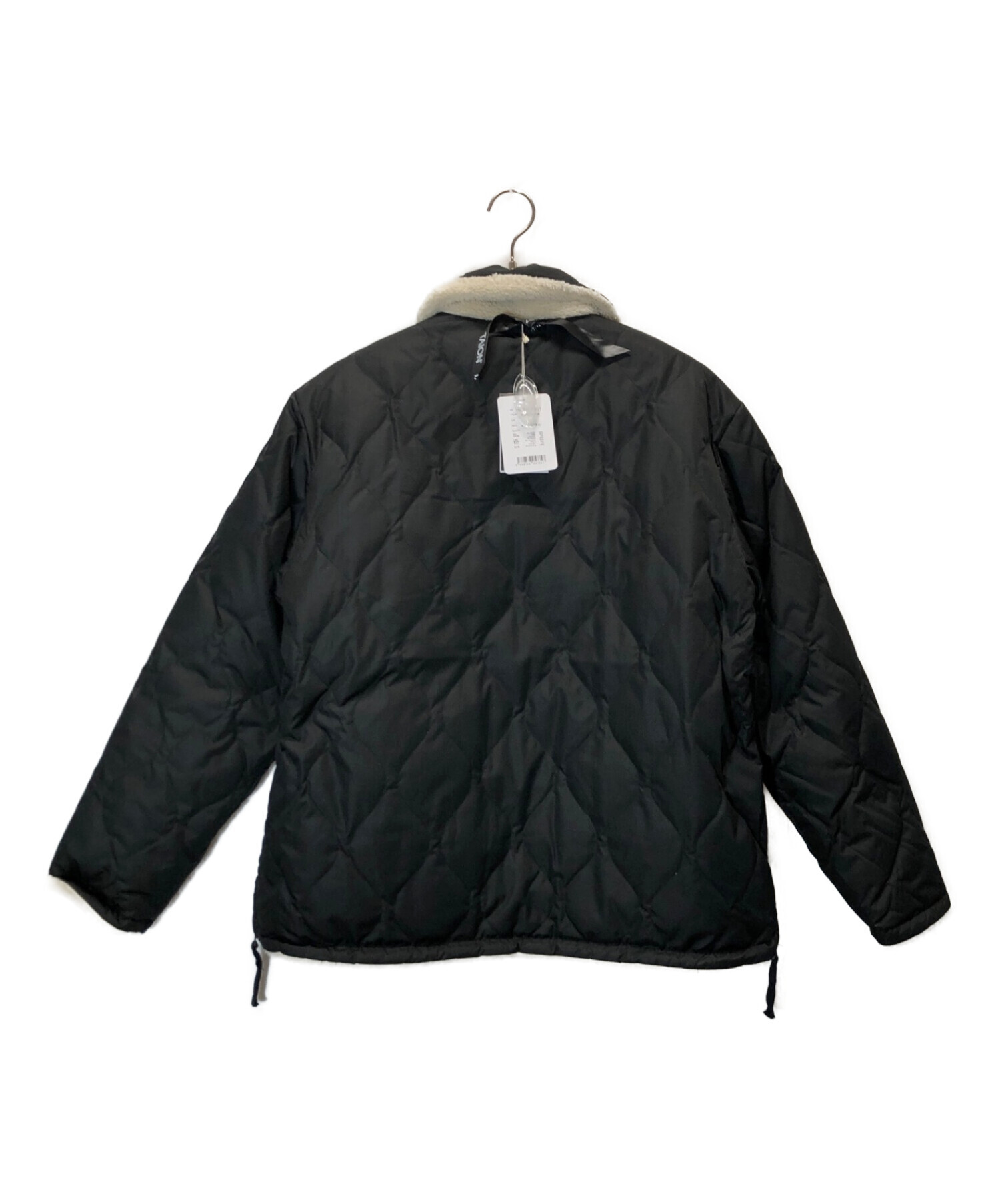 TAION (タイオン) ミリタリーリバーシブルダウンジャケット ブラック サイズ:XL 未使用品