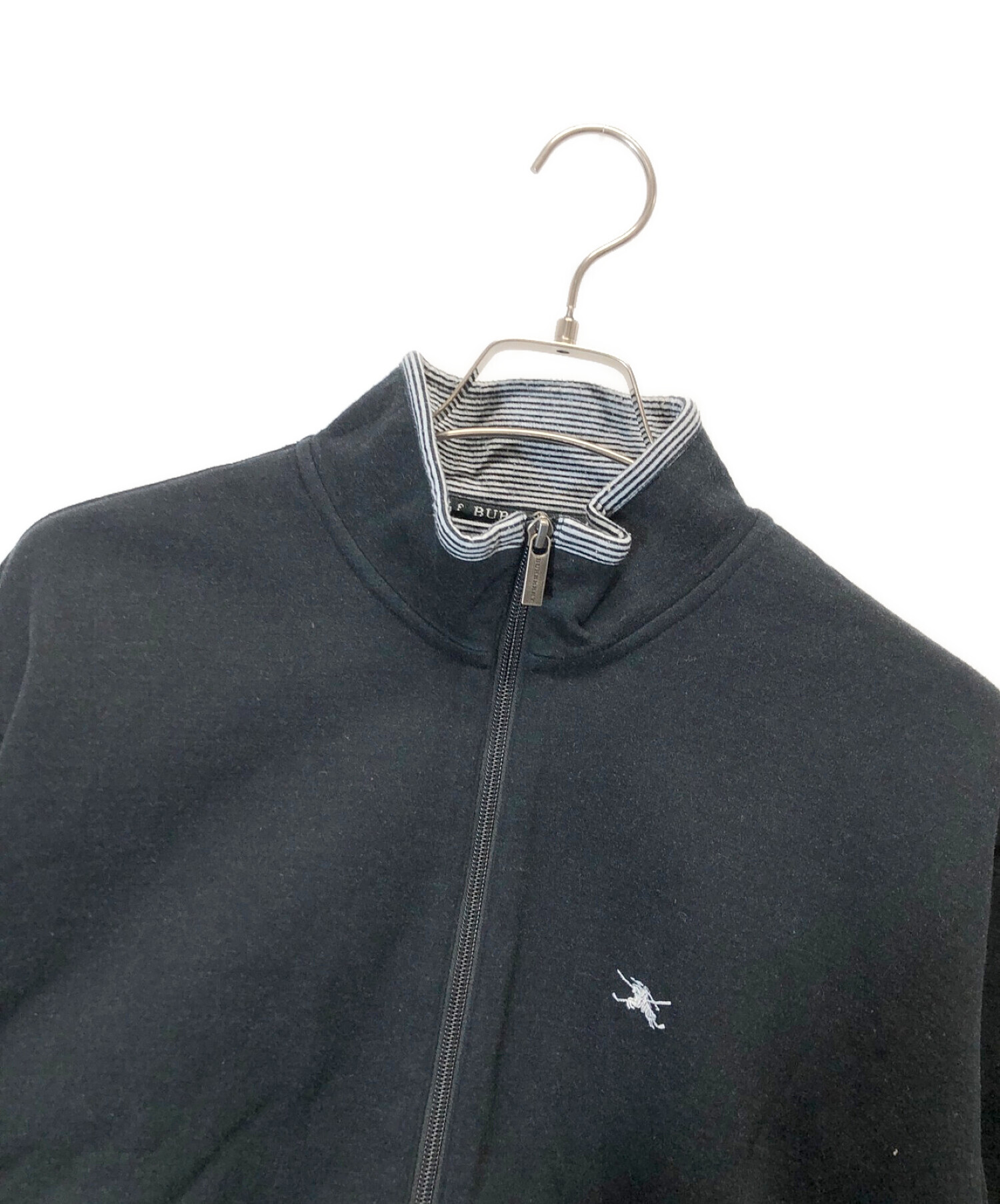 BURBERRY GOLF (バーバリーゴルフ) ジップアップスウェット ブラック サイズ:XL