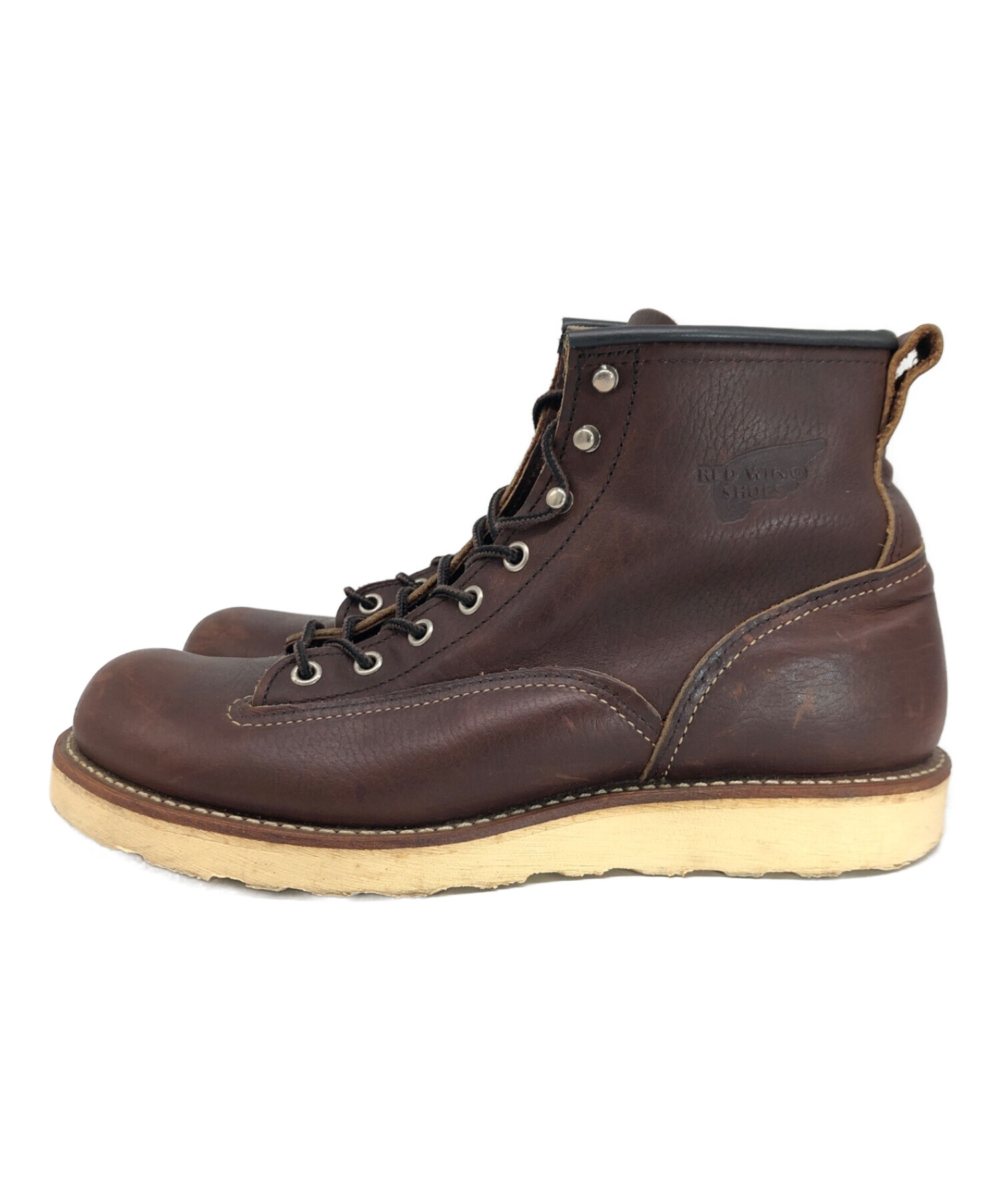 RED WING (レッドウィング) ラインマン ブラウン サイズ:SIZE 26.5cm