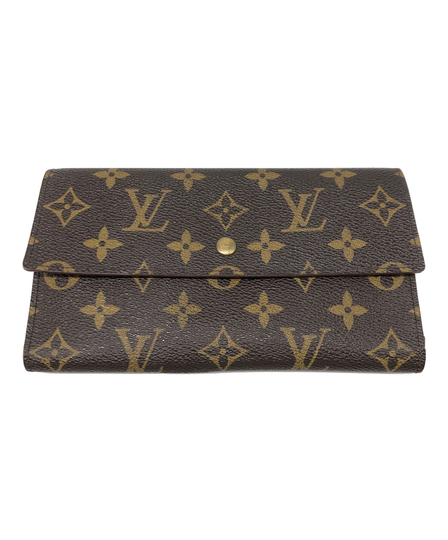 中古・古着通販】LOUIS VUITTON (ルイ ヴィトン) 長財布 ブラウン 