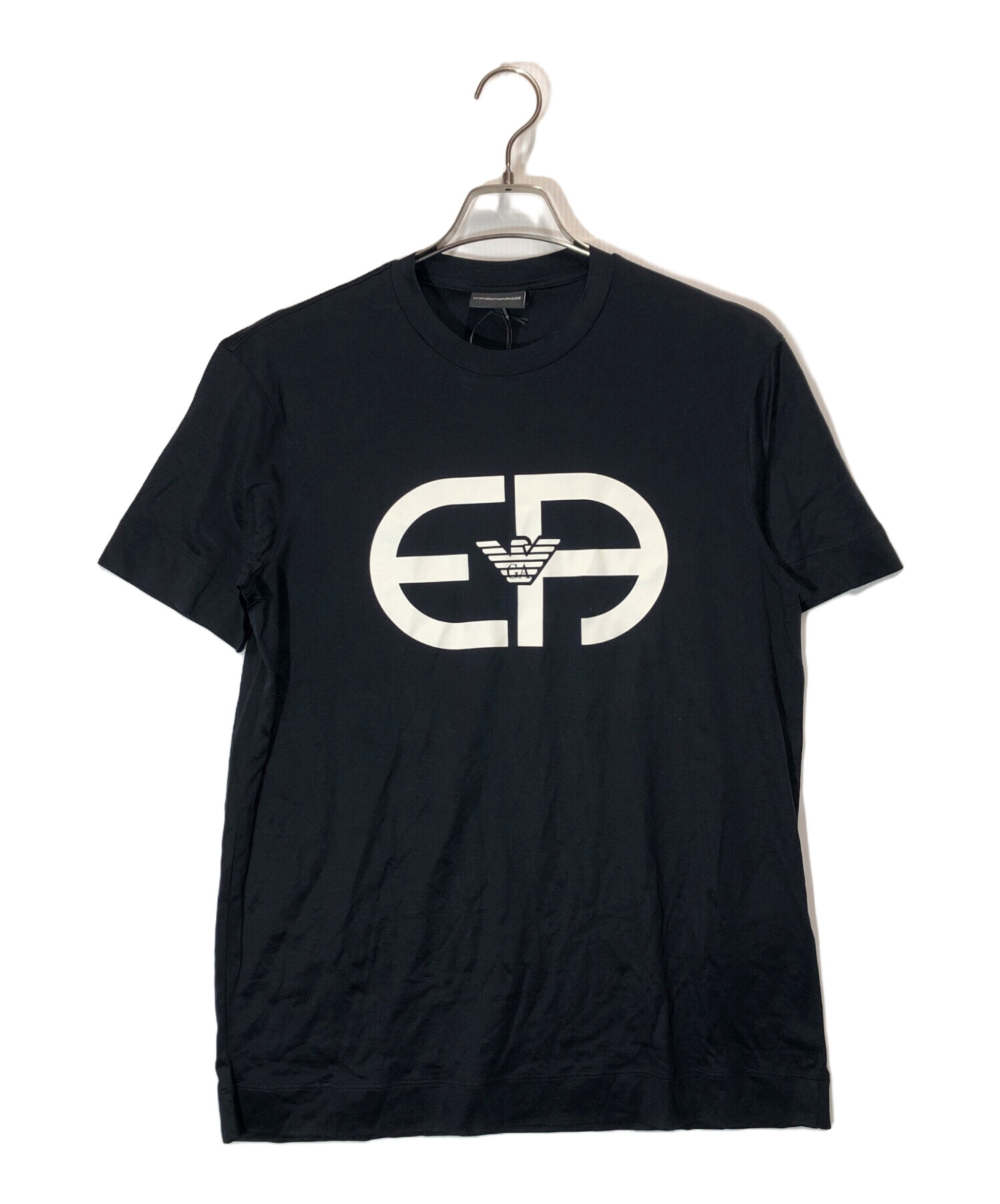 中古・古着通販】EMPORIO ARMANI (エンポリオアルマーニ) 半袖Tシャツ ブラック サイズ:M 未使用品｜ブランド・古着通販  トレファク公式【TREFAC FASHION】スマホサイト