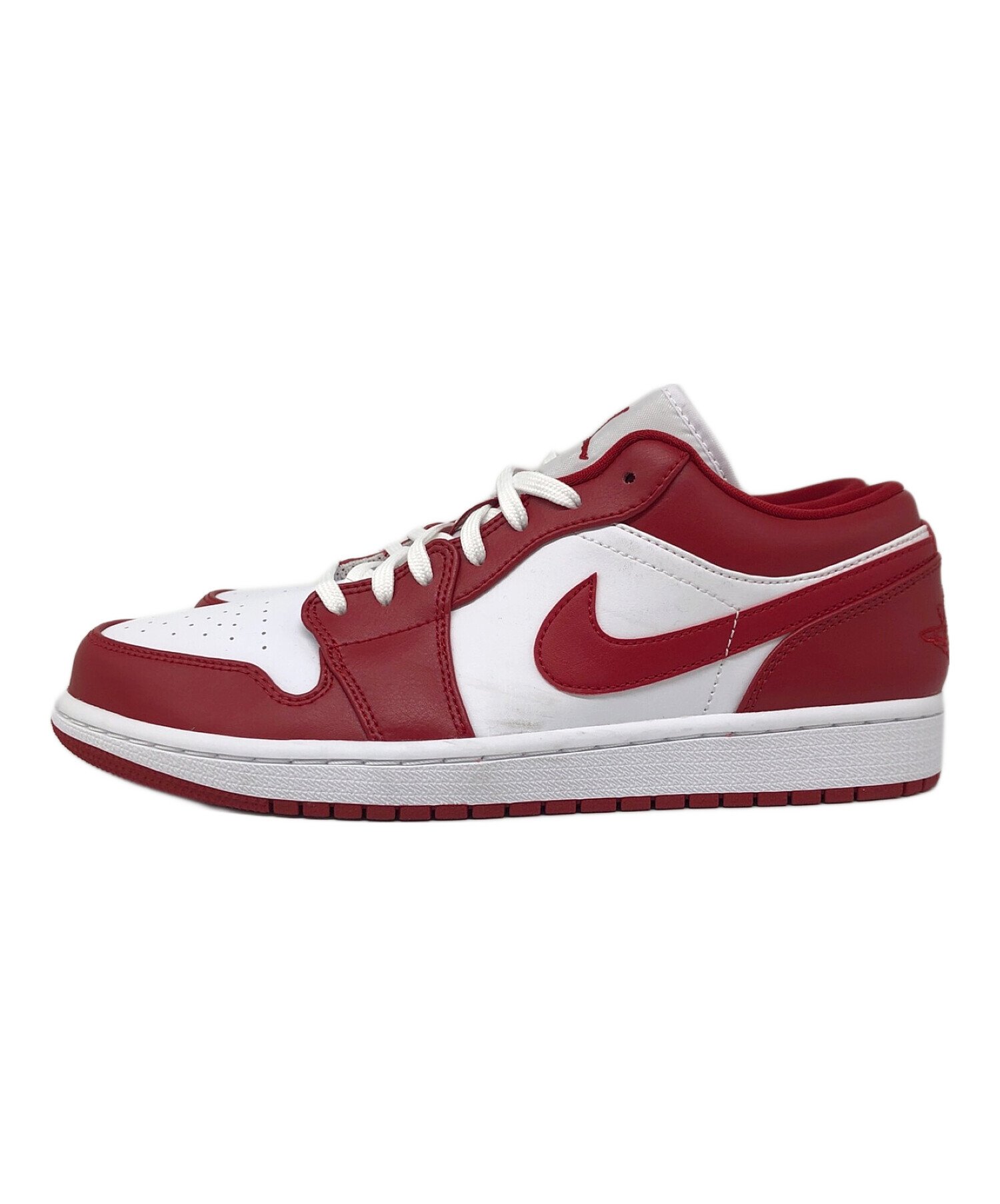 中古・古着通販】NIKE (ナイキ) AIR JORDAN 1 LOW レッド×ホワイト ...