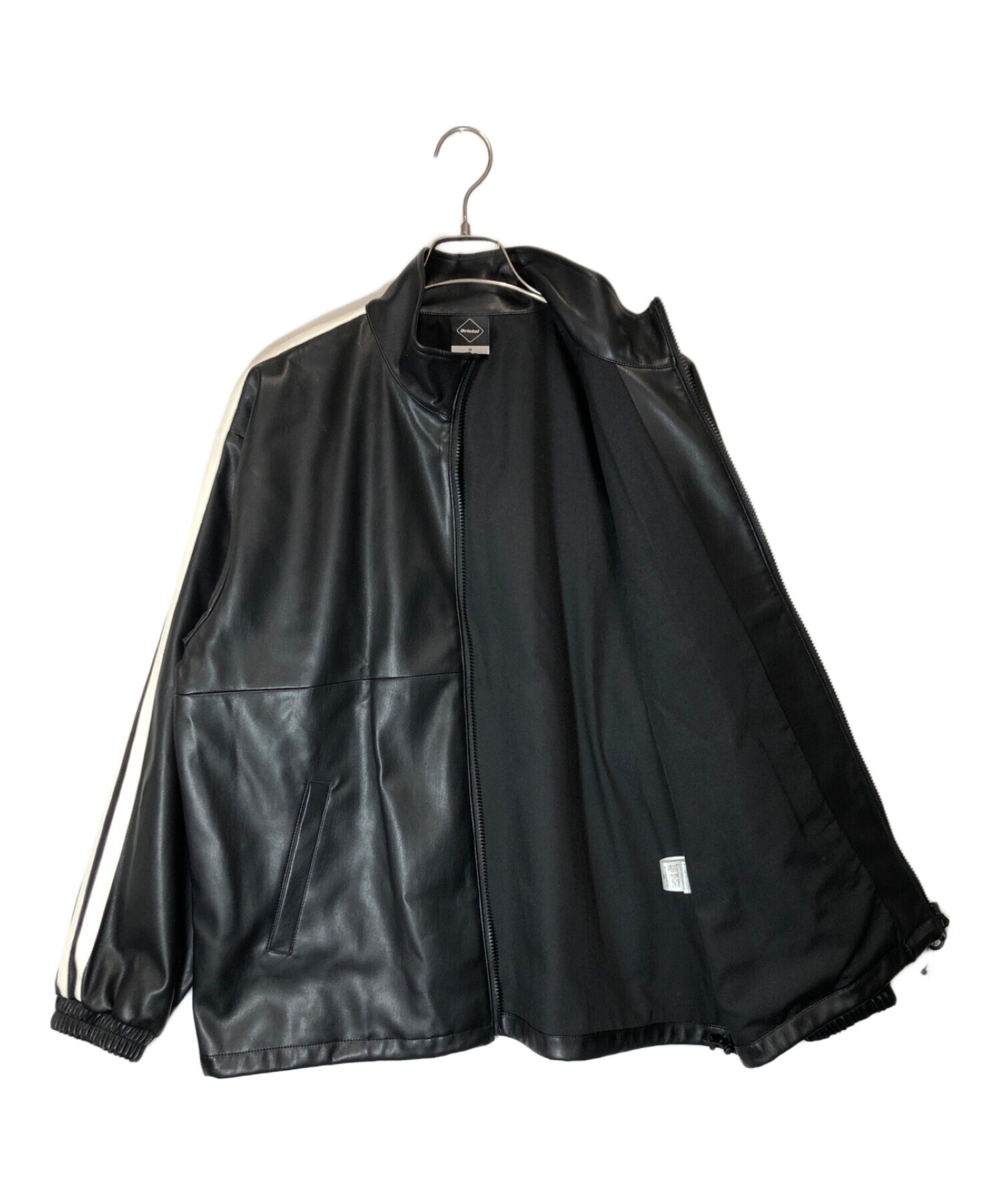 中古・古着通販】F.C.REAL BRISTOL (エフシーレアルブリストル) SYNTHETIC LEATHER BLOUSON ブラック  サイズ:SIZE M 未使用品｜ブランド・古着通販 トレファク公式【TREFAC FASHION】スマホサイト