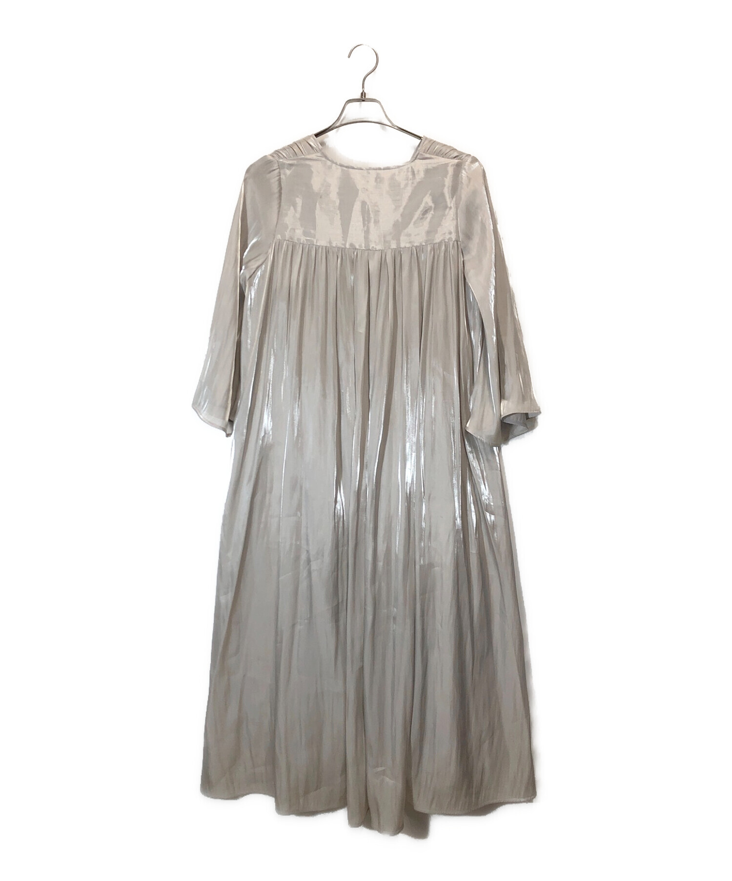 中古・古着通販】Ameri (アメリ) MEDI GATHER NEGLIGEE DRESS ベージュ サイズ:S｜ブランド・古着通販  トレファク公式【TREFAC FASHION】スマホサイト