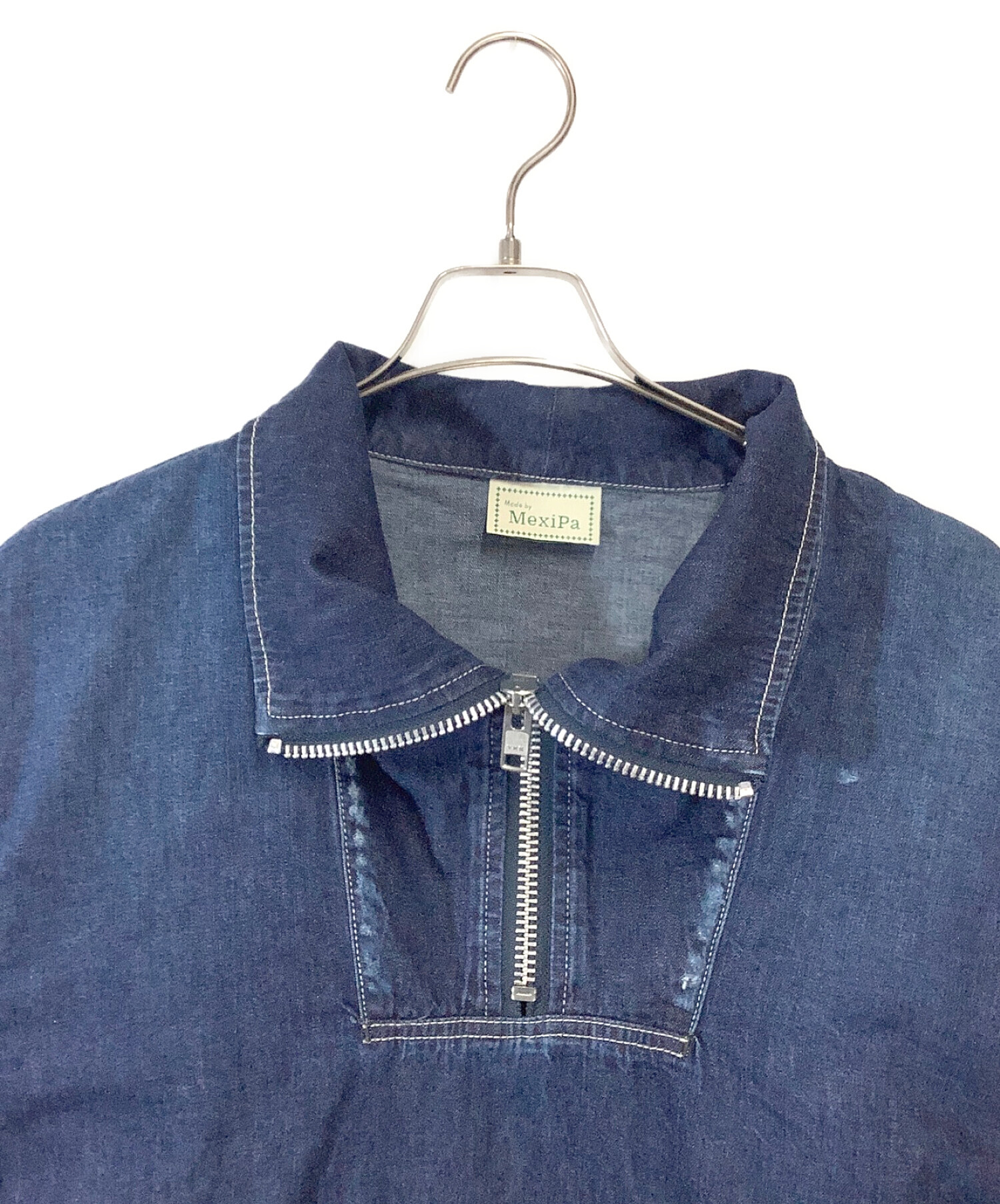 中古・古着通販】mexipa (メキパ) Selvage Denim ZIP Mexican Parker インディゴ サイズ:S｜ブランド・古着通販  トレファク公式【TREFAC FASHION】スマホサイト